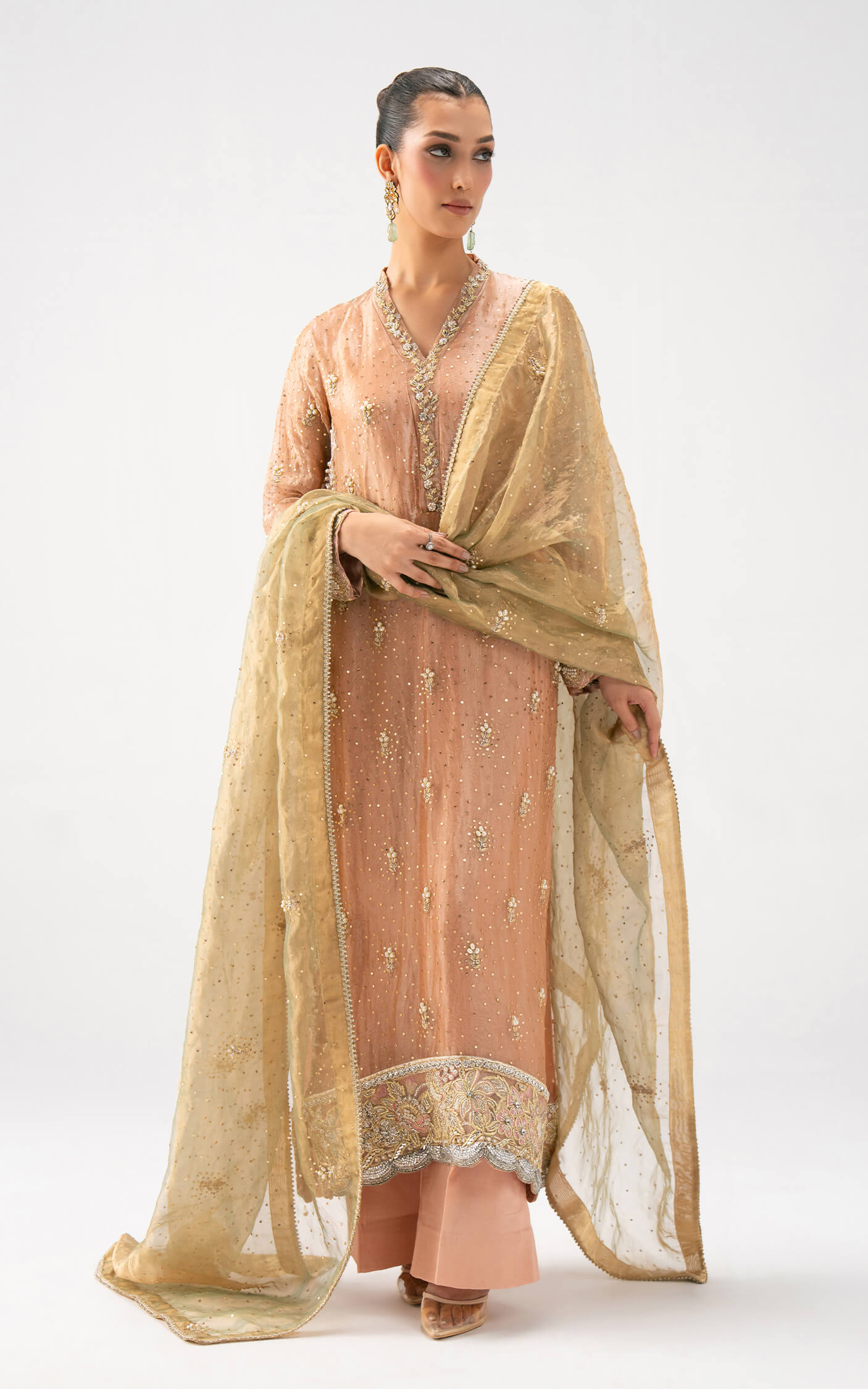Asifa and Nabeel | Lyle Luxury Formals 25 | Peach Aura