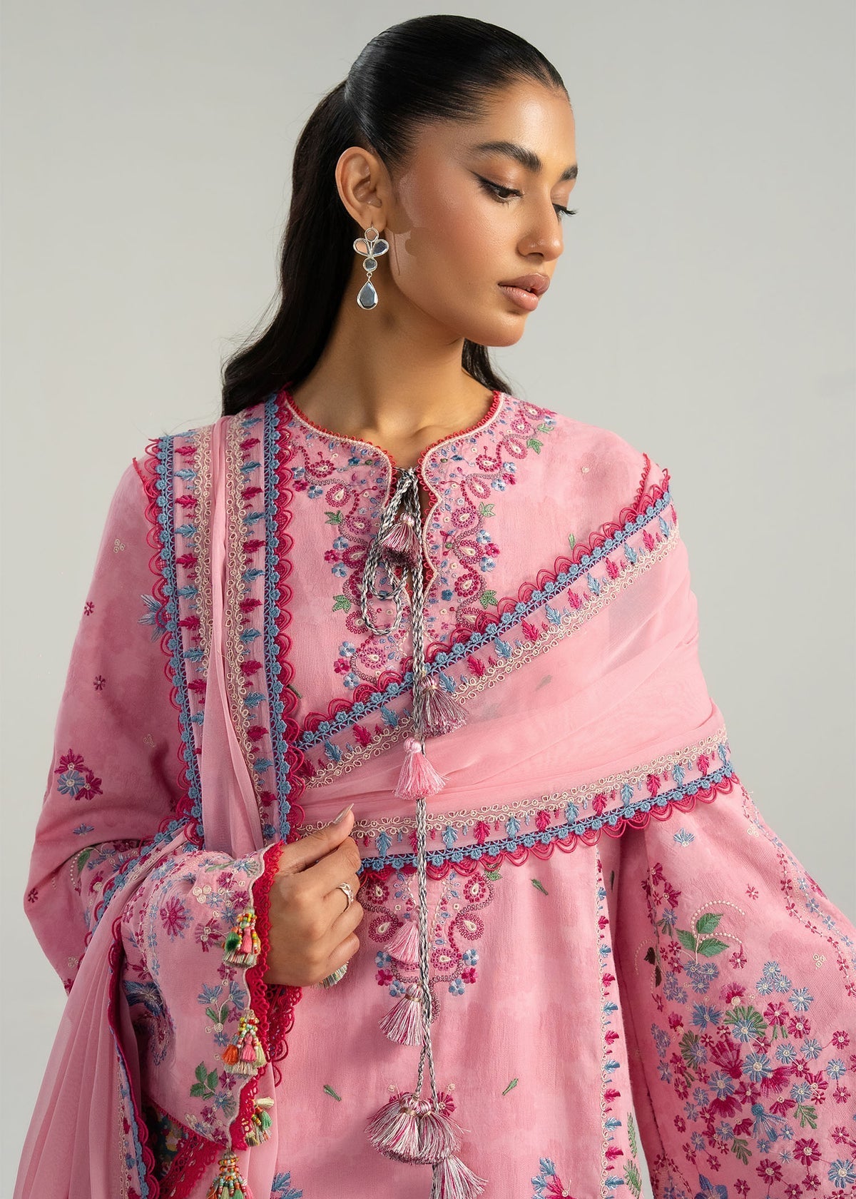 Hussain Rehar | Zan SS26 | Pembe