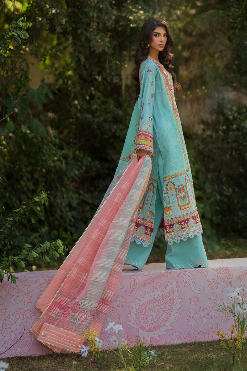 Qalamkar | Luxe Silk |   UA-06 SARA