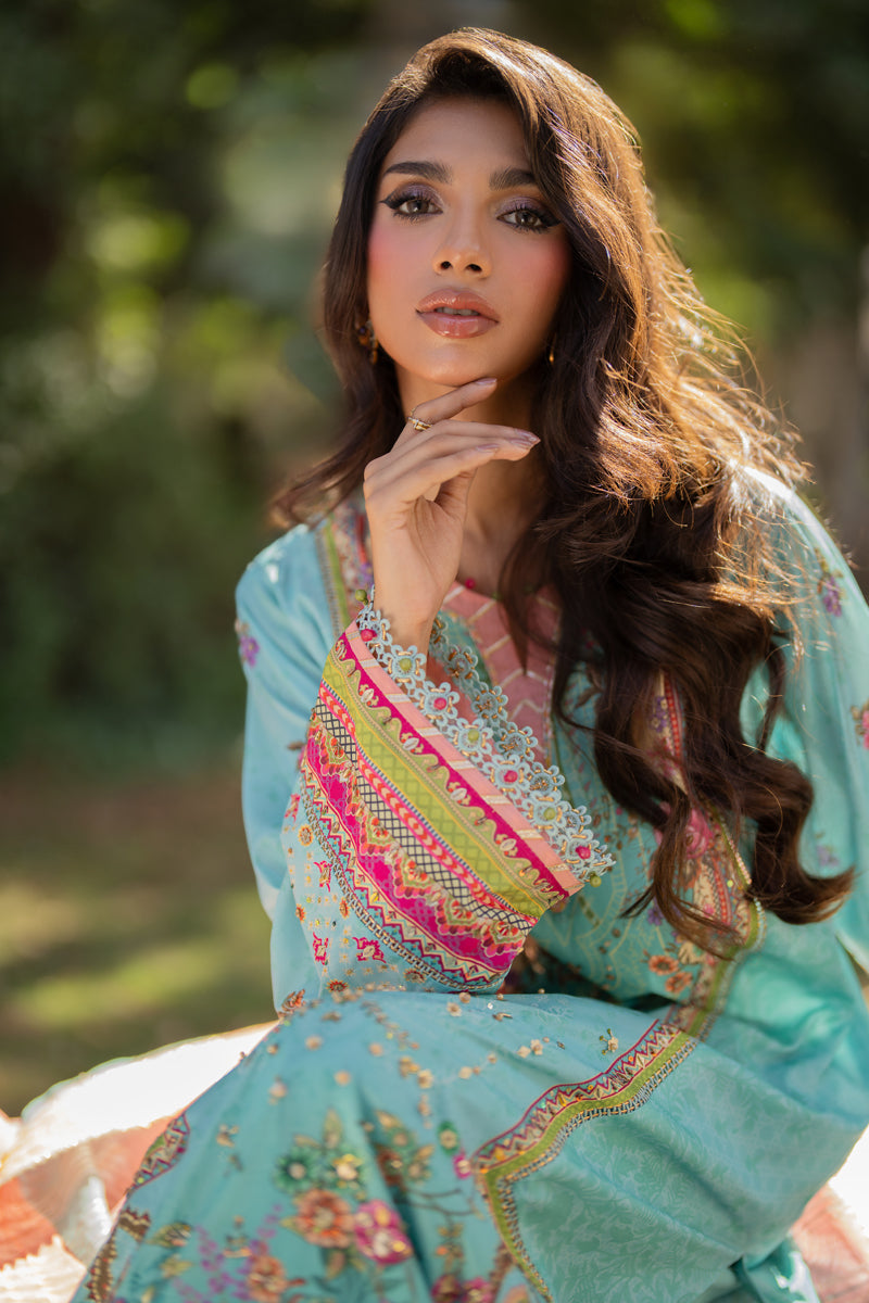 Qalamkar | Luxe Silk |   UA-06 SARA