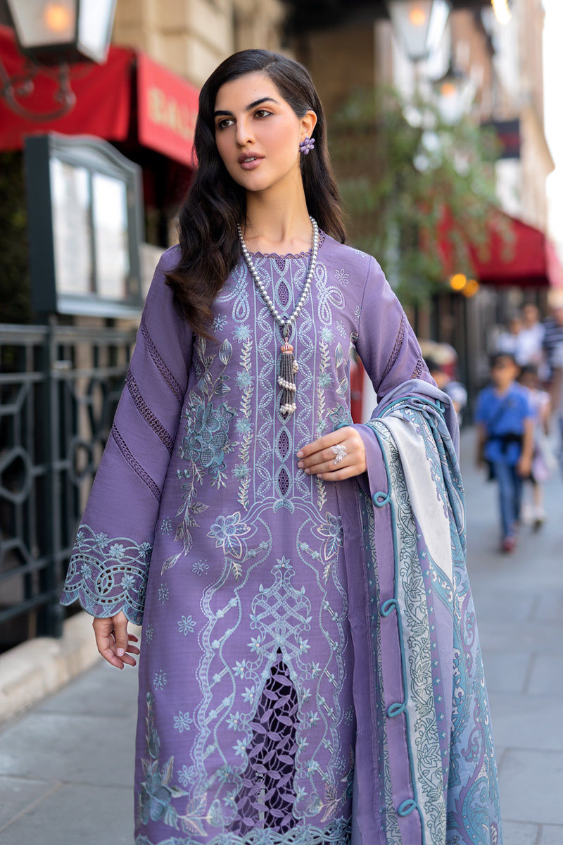Rangrasiya | Carnation Winter Shawl | Lavender
