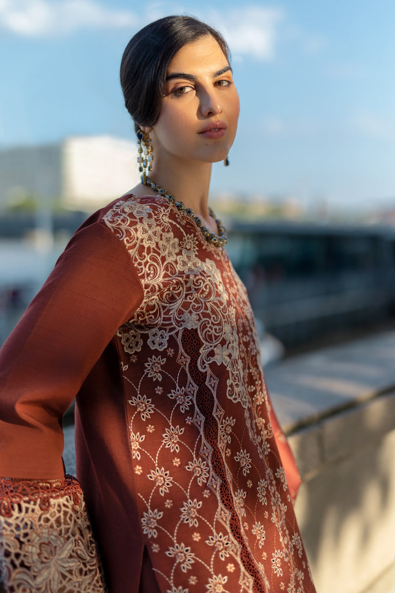 Rangrasiya | Carnation Winter Shawl | Ava