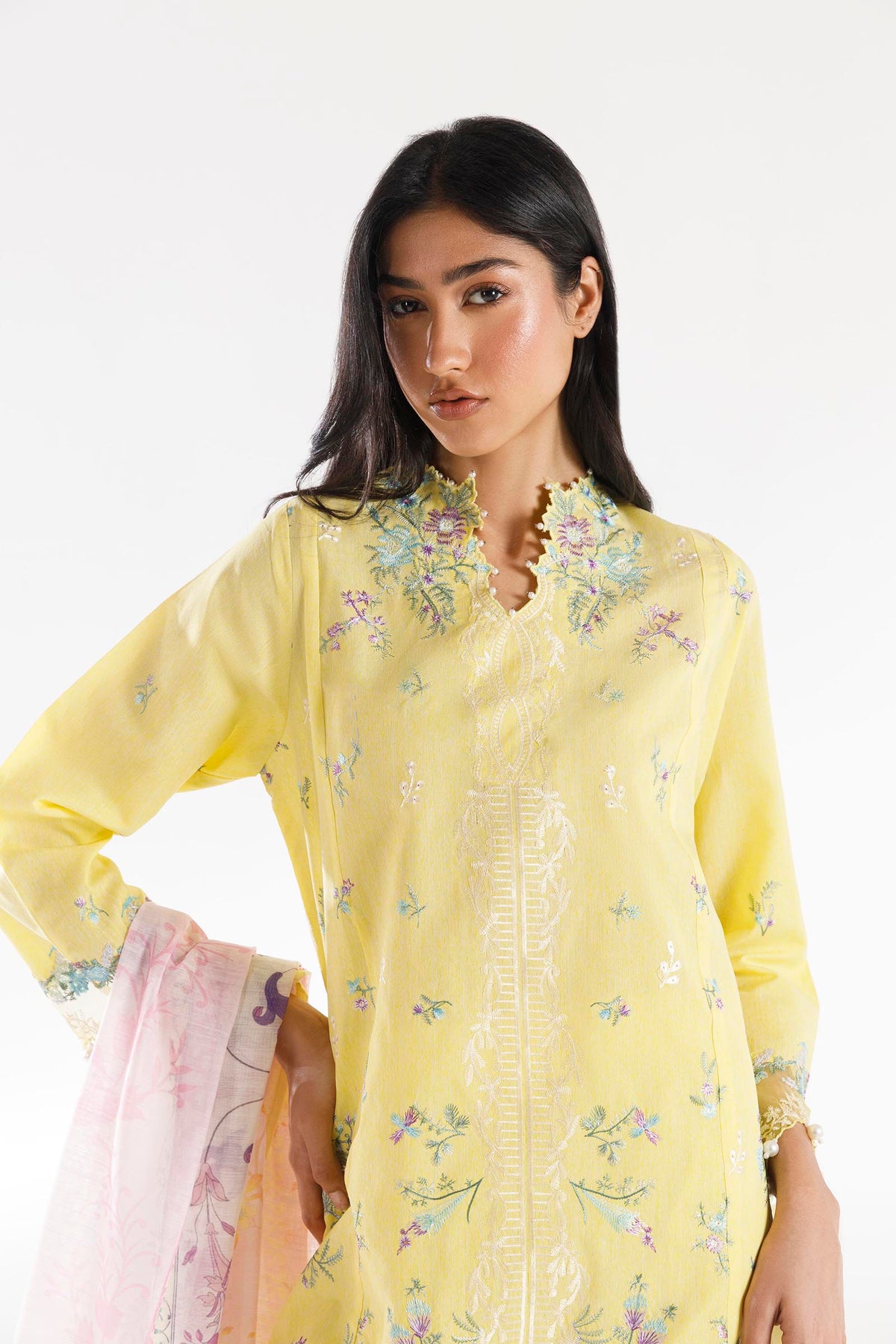Sana Safinaz | Luxury Pret | Muzlin Lawn Suit SC26MUZ111BP3