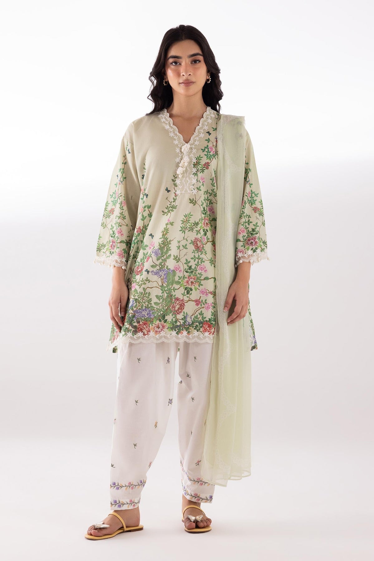 Sana Safinaz | Luxury Pret | Muzlin Lawn Suit SC26MUZ202BP3