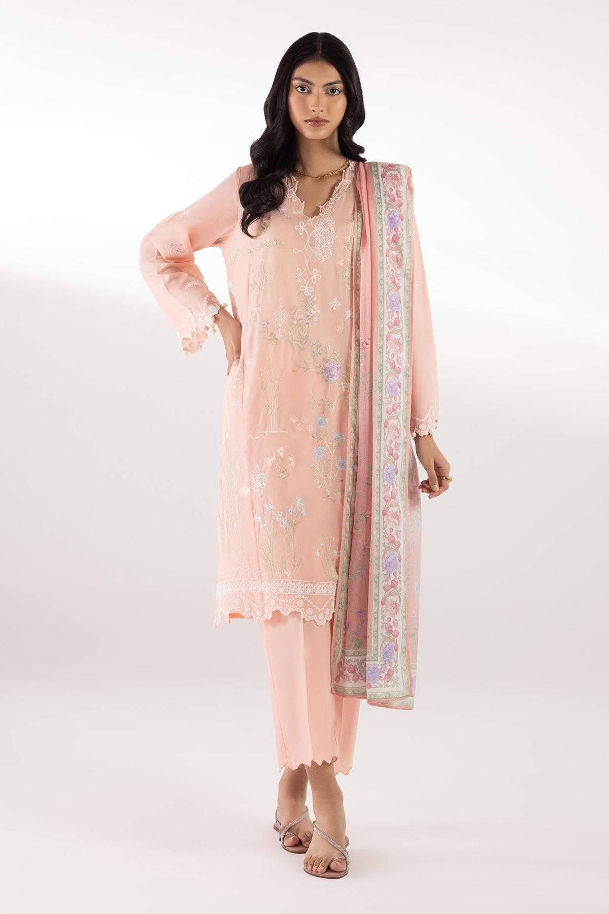 Sana Safinaz | Luxury Pret | Muzlin Lawn Suit SC26MUZ210BP3