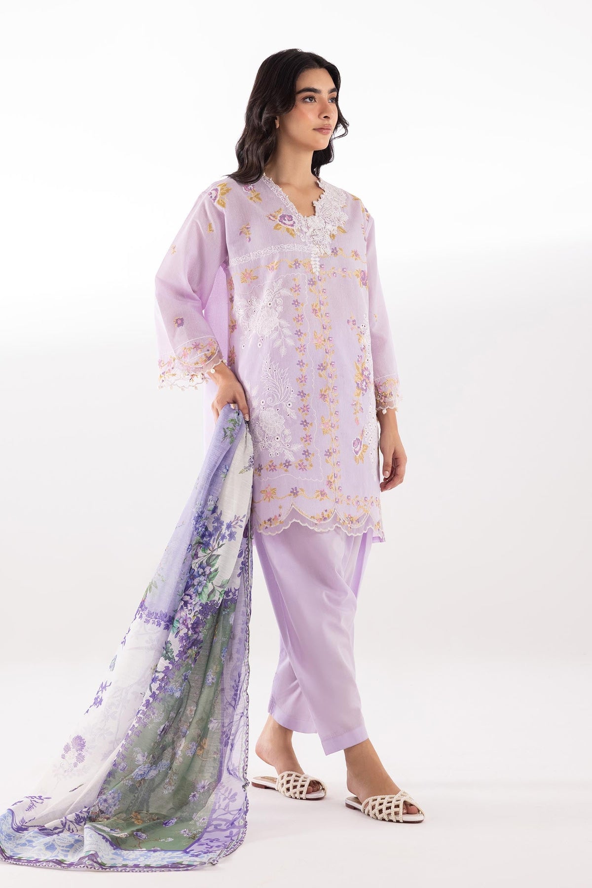 Sana Safinaz | Luxury Pret | Muzlin Lawn Suit SC26MUZ211BP3