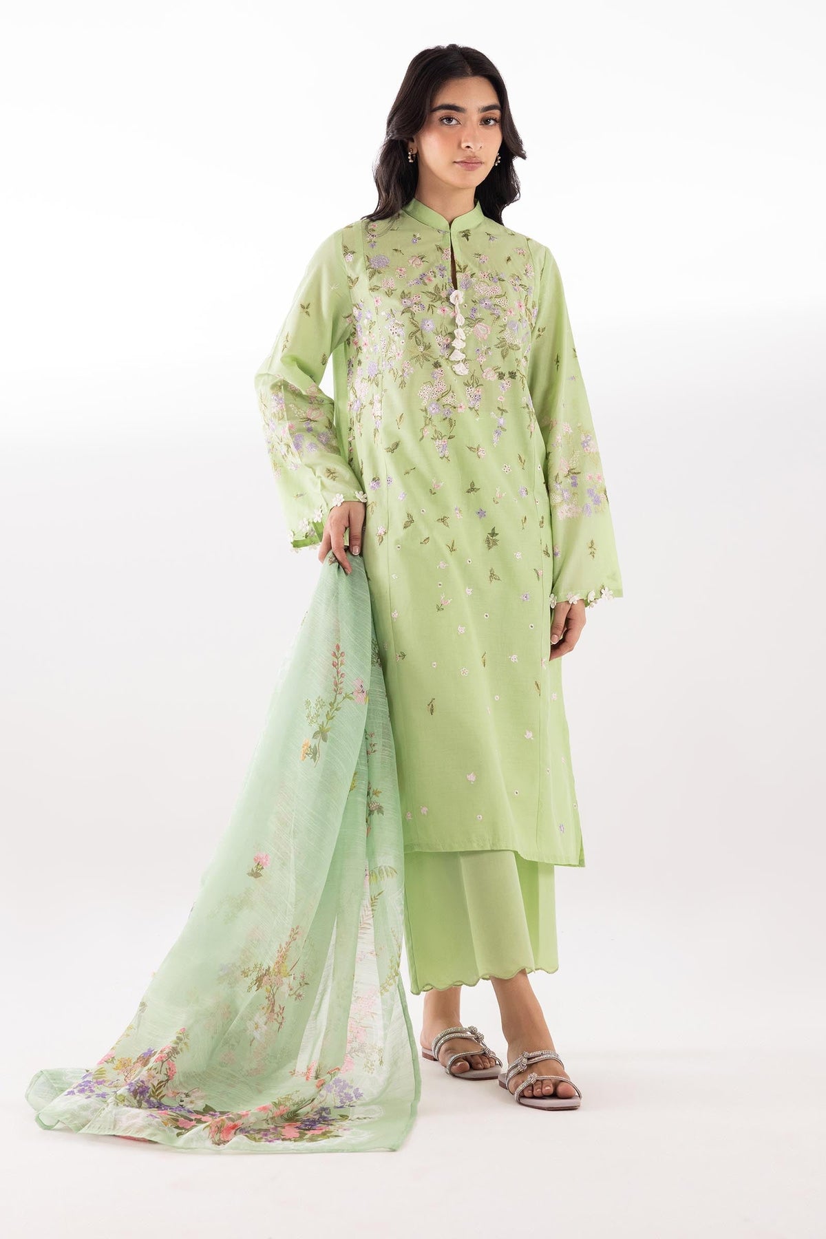 Sana Safinaz | Luxury Pret | Muzlin Lawn Suit SC26MUZ215BP3