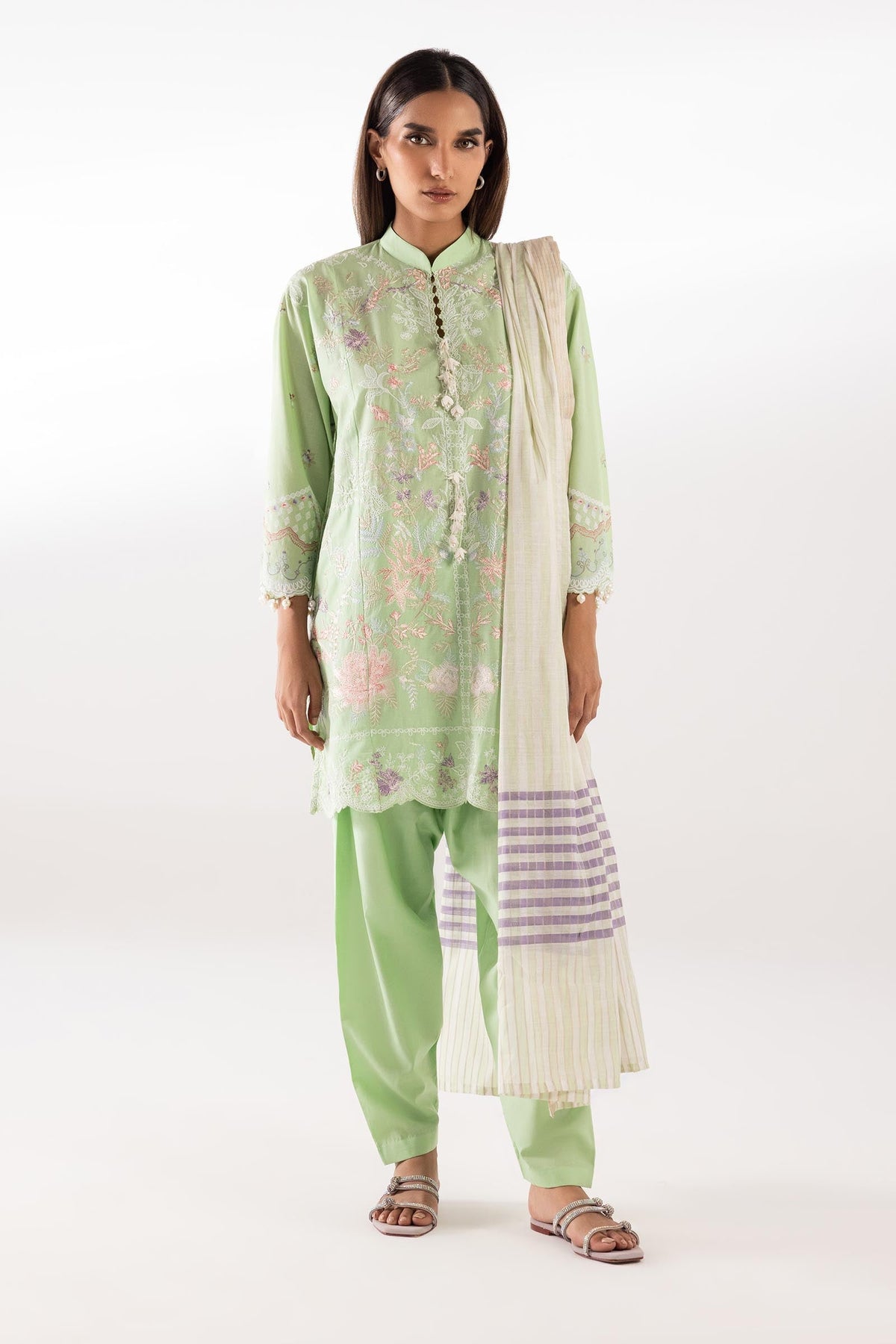 Sana Safinaz | Luxury Pret | Muzlin Lawn Suit SC26MUZ217AP3