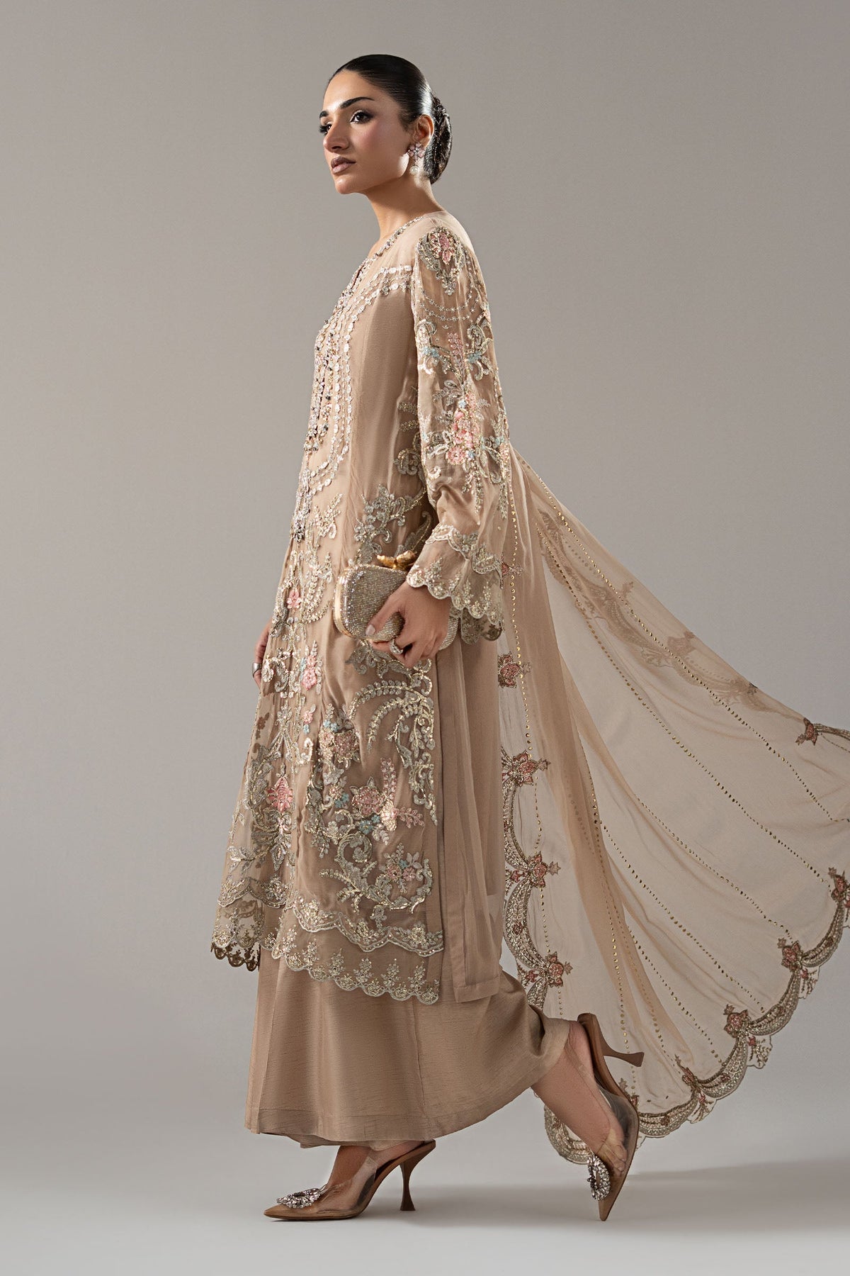 Maria B | Luxury Formals Pre Fall | SF-EA25-18R1-Skin