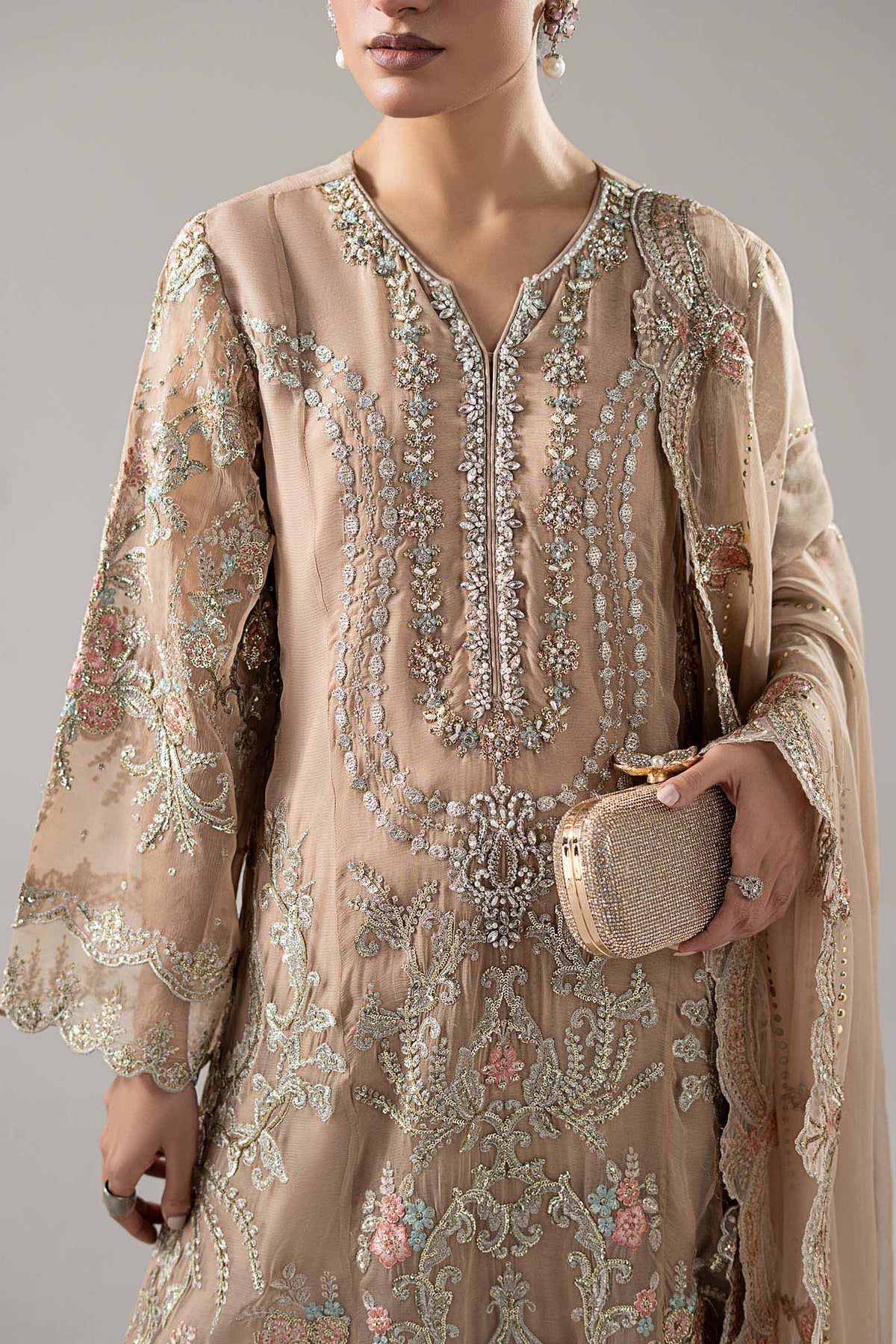 Maria B | Luxury Formals Pre Fall | SF-EA25-18R1-Skin