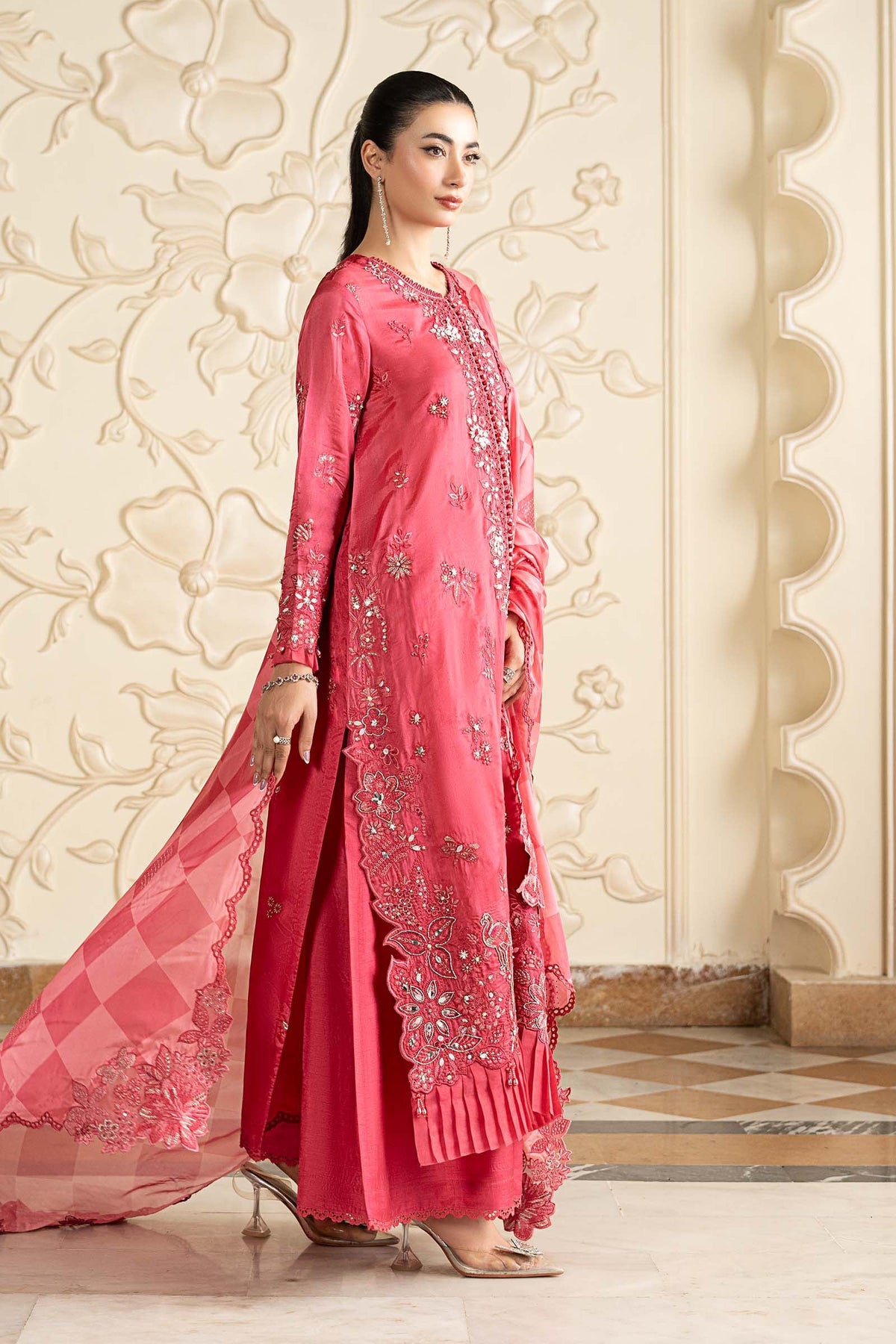 Maria B | Luxury Formals Pre Fall | SF-EA26-12-Pink