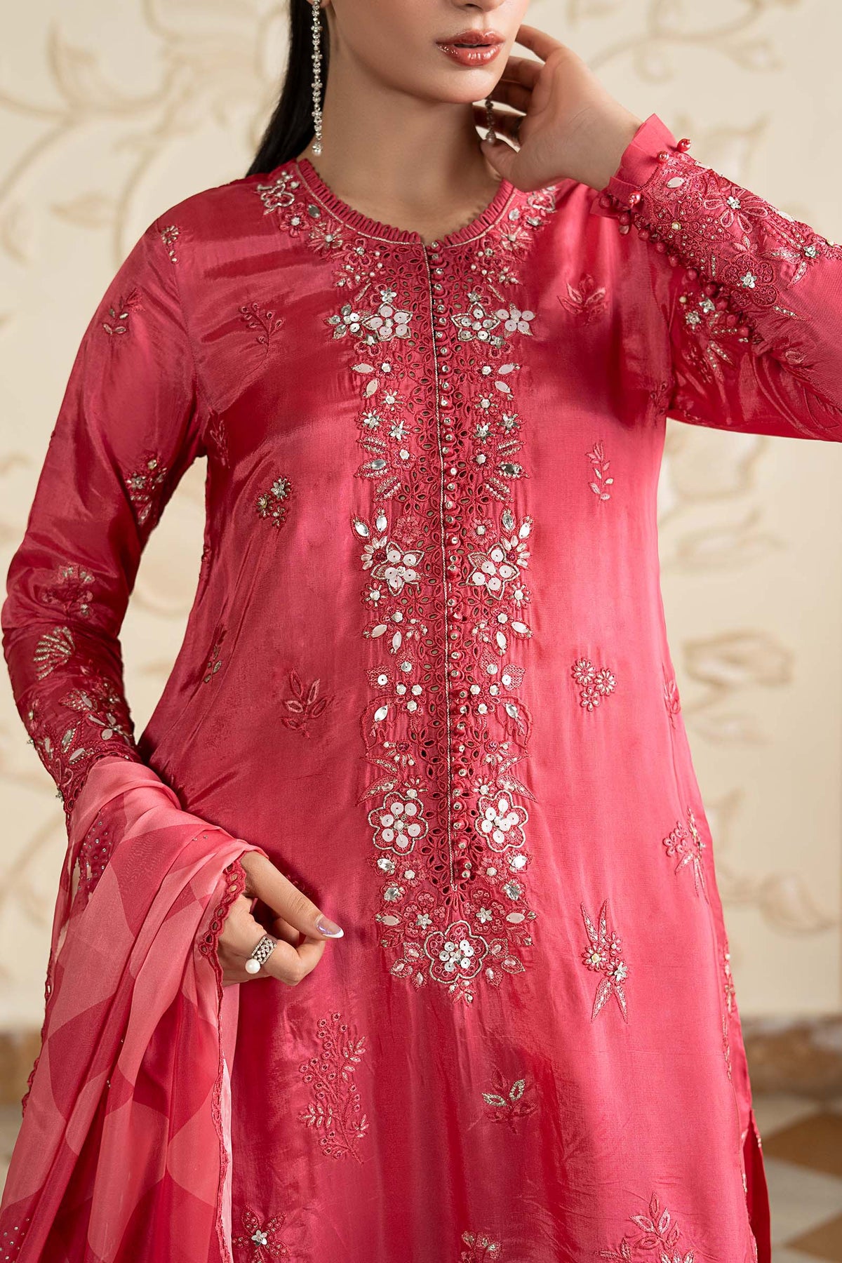 Maria B | Luxury Formals Pre Fall | SF-EA26-12-Pink