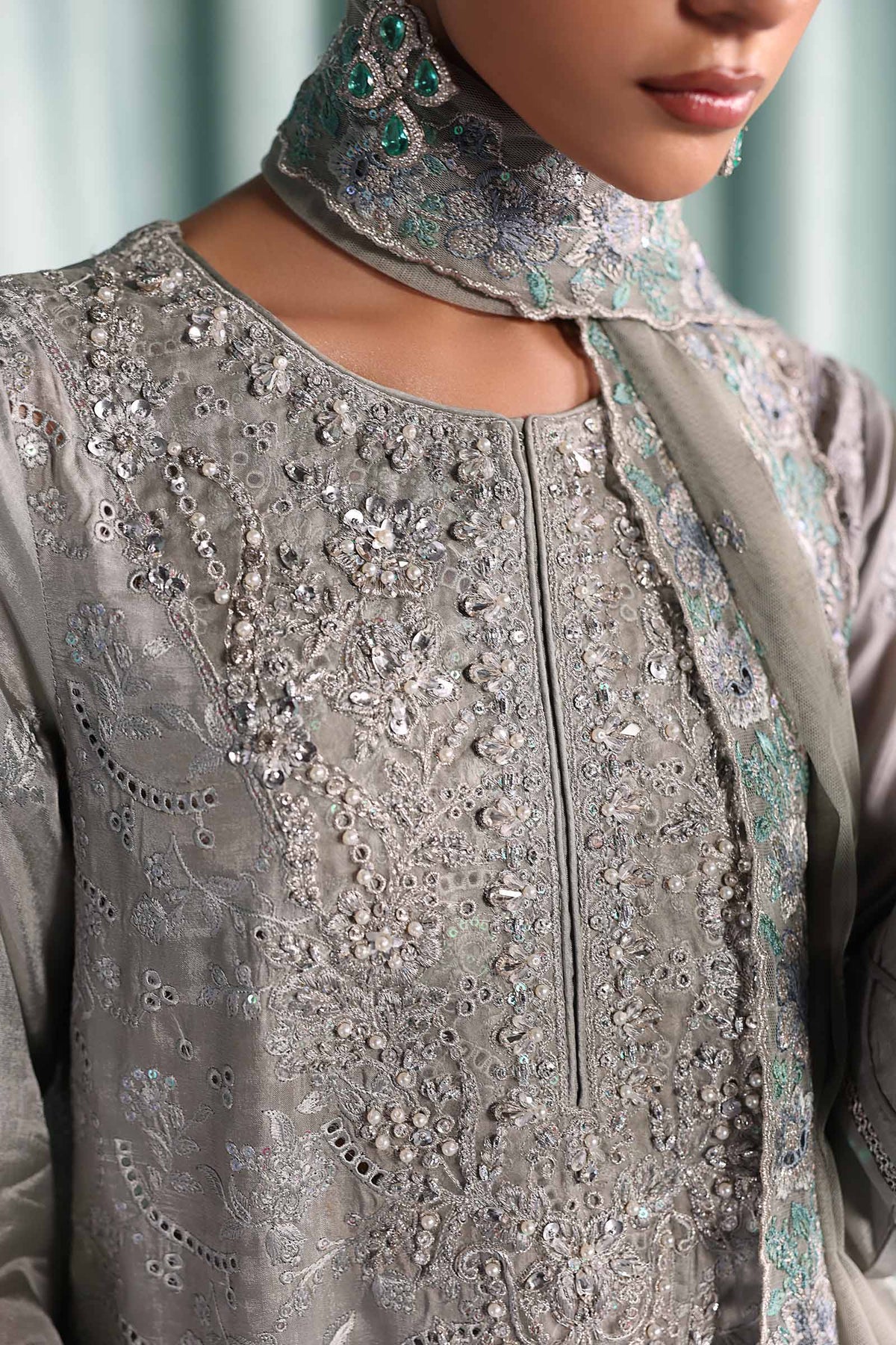 Maria B | Luxury Formals Pre Fall | SF-EA26-37-Grey