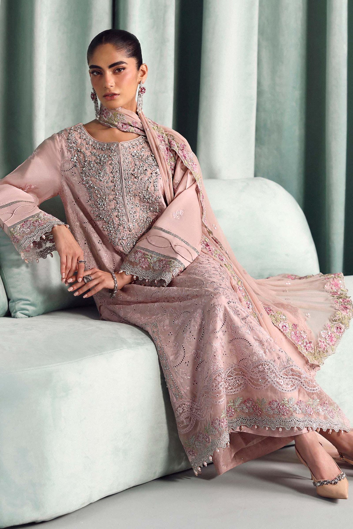 Maria B | Luxury Formals Pre Fall | SF-EA26-37-Pink