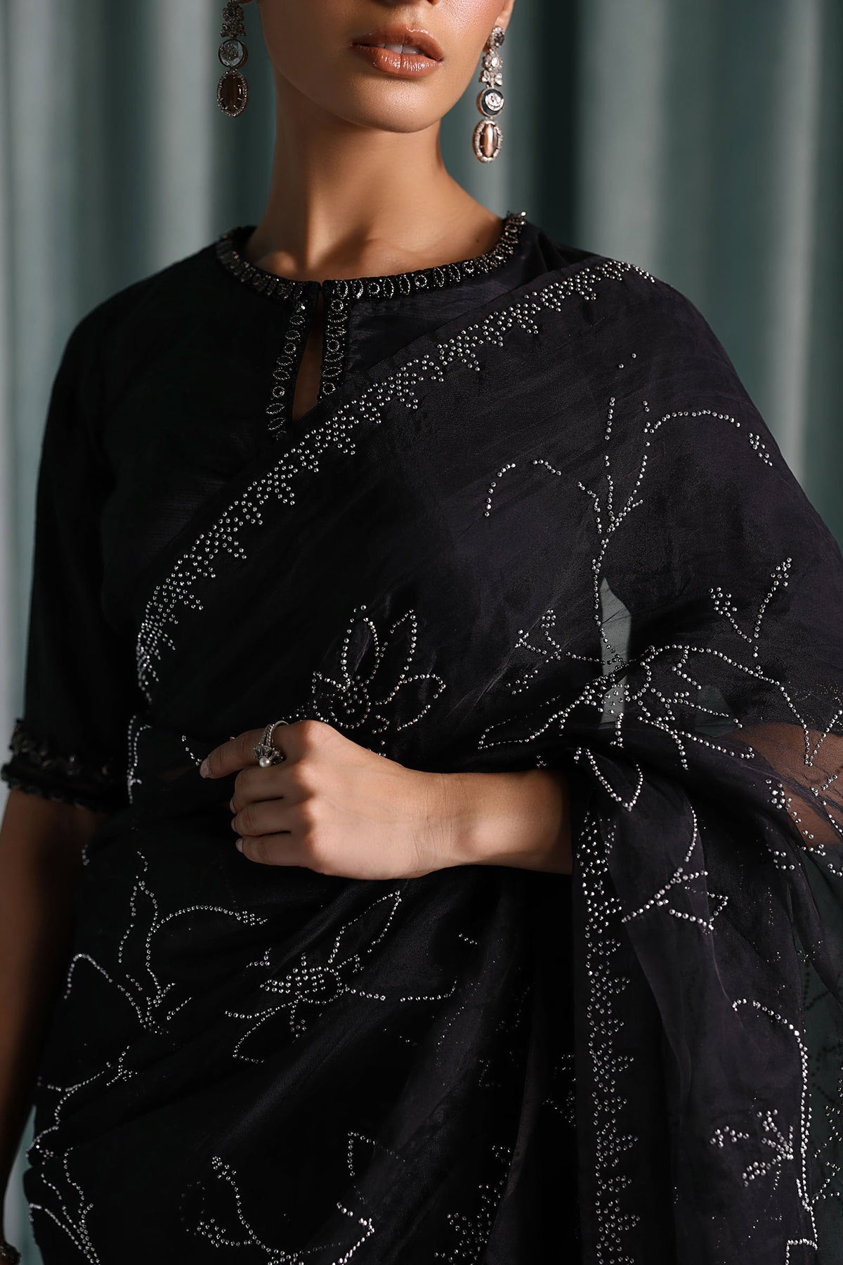 Maria B | Luxury Formals Pre Fall | SF-PF26-02-Black