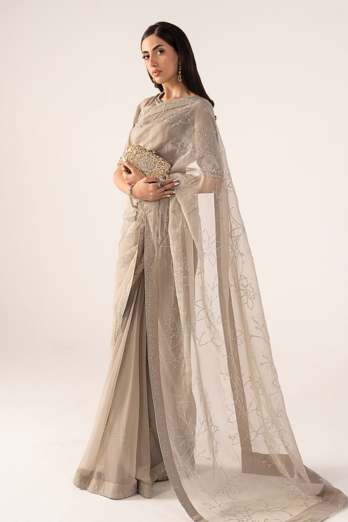 Maria B | Luxury Formals Pre Fall | SF-PF26-02-Grey