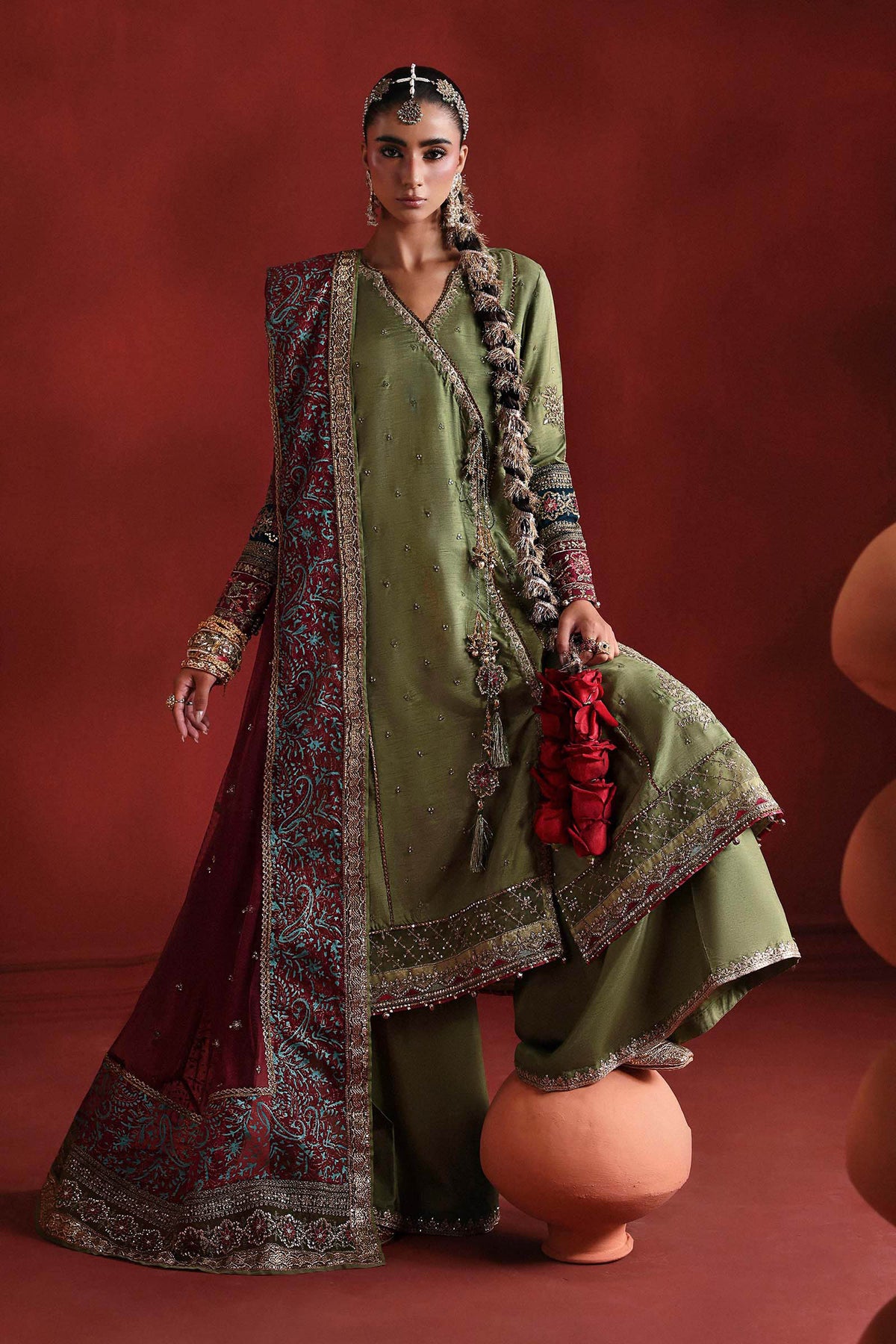 Maria B | Luxury Formals Pre Fall | SF-PF26-03-Green