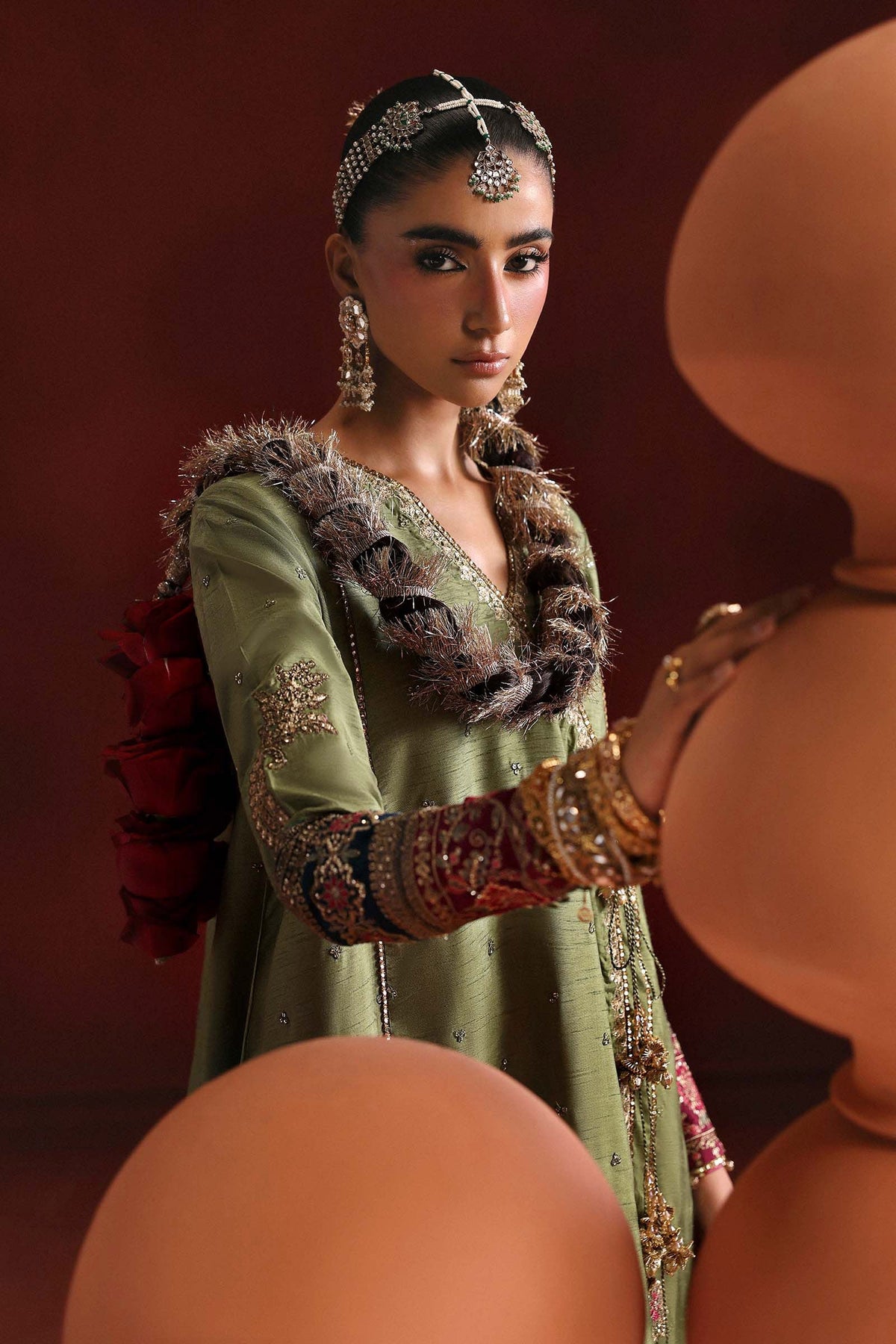 Maria B | Luxury Formals Pre Fall | SF-PF26-03-Green