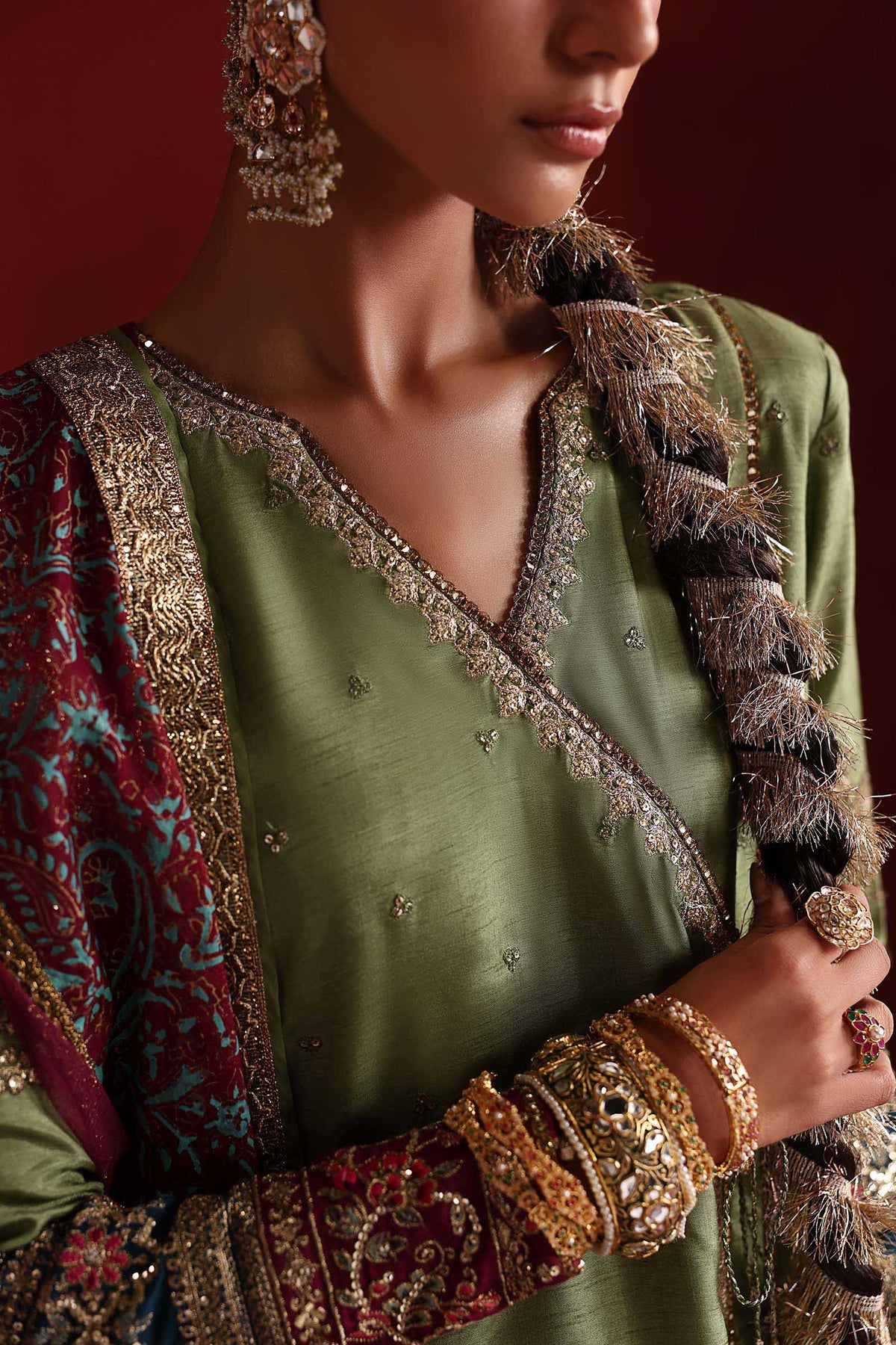 Maria B | Luxury Formals Pre Fall | SF-PF26-03-Green