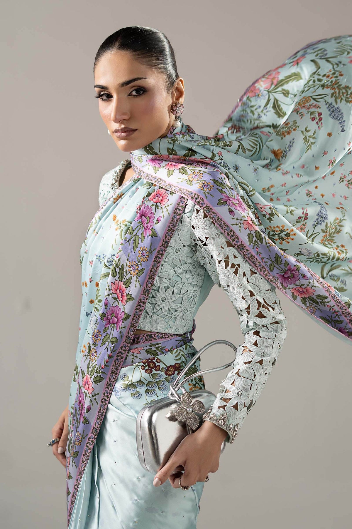 Maria B | Luxury Formals Pre Fall | SF-PF26-08-AQUA
