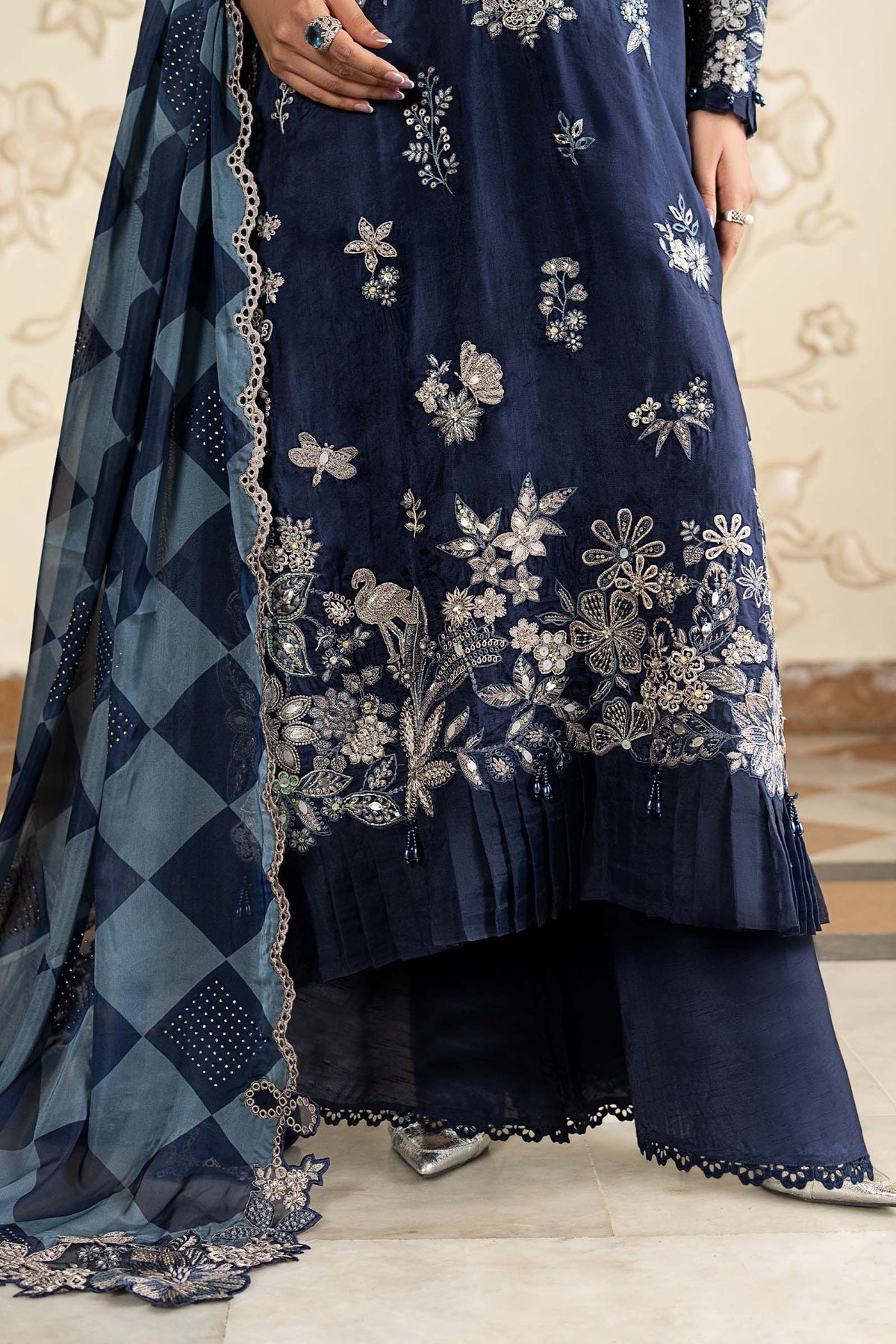 Maria B | Luxury Formals Pre Fall | SF-EA26-12-Blue