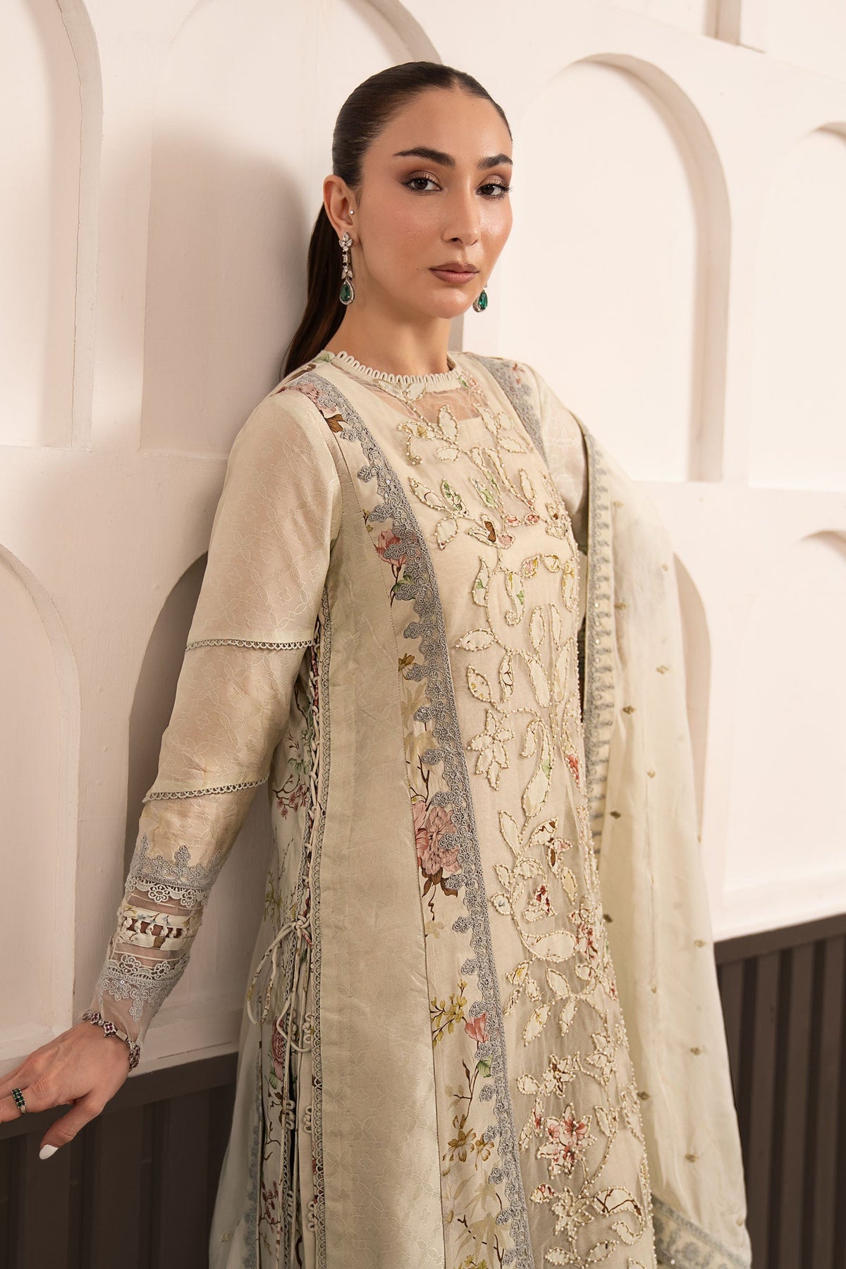 Maria B | Luxury Formals Pre Fall | SF-EA26-24-Light Yellow