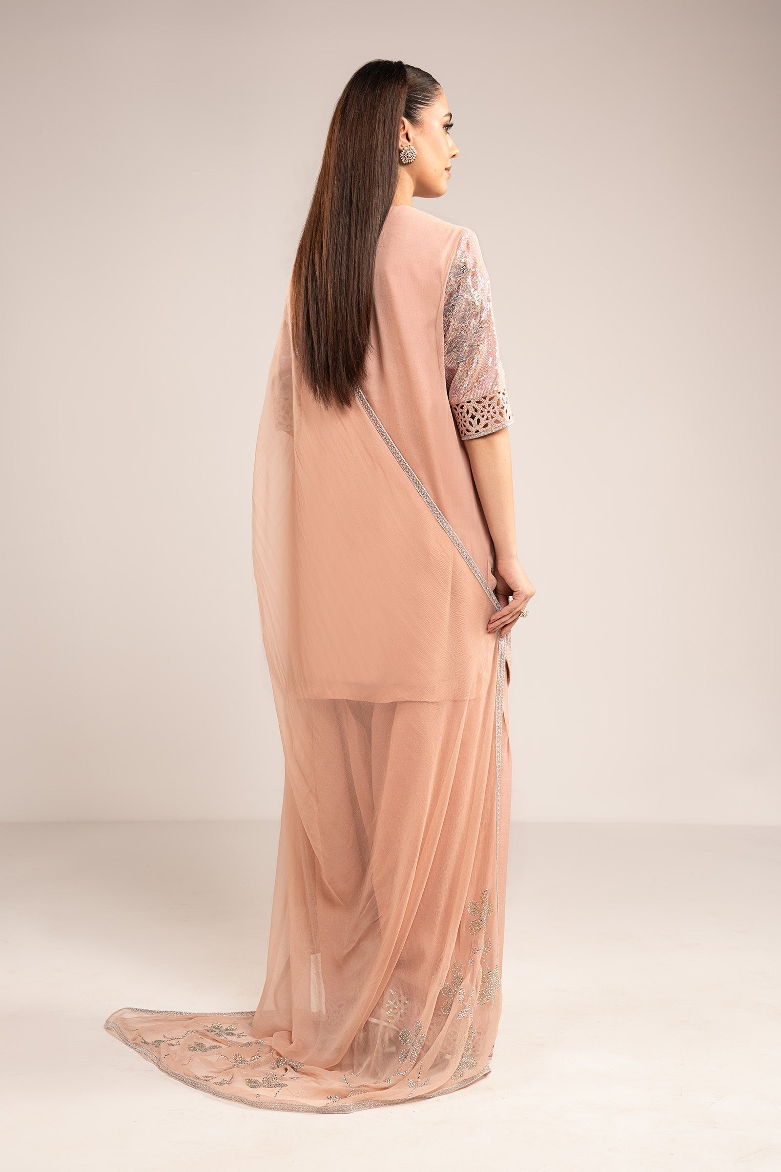 Maria B | Modern Archives | 3 Piece Embroidered Chiffon Suit