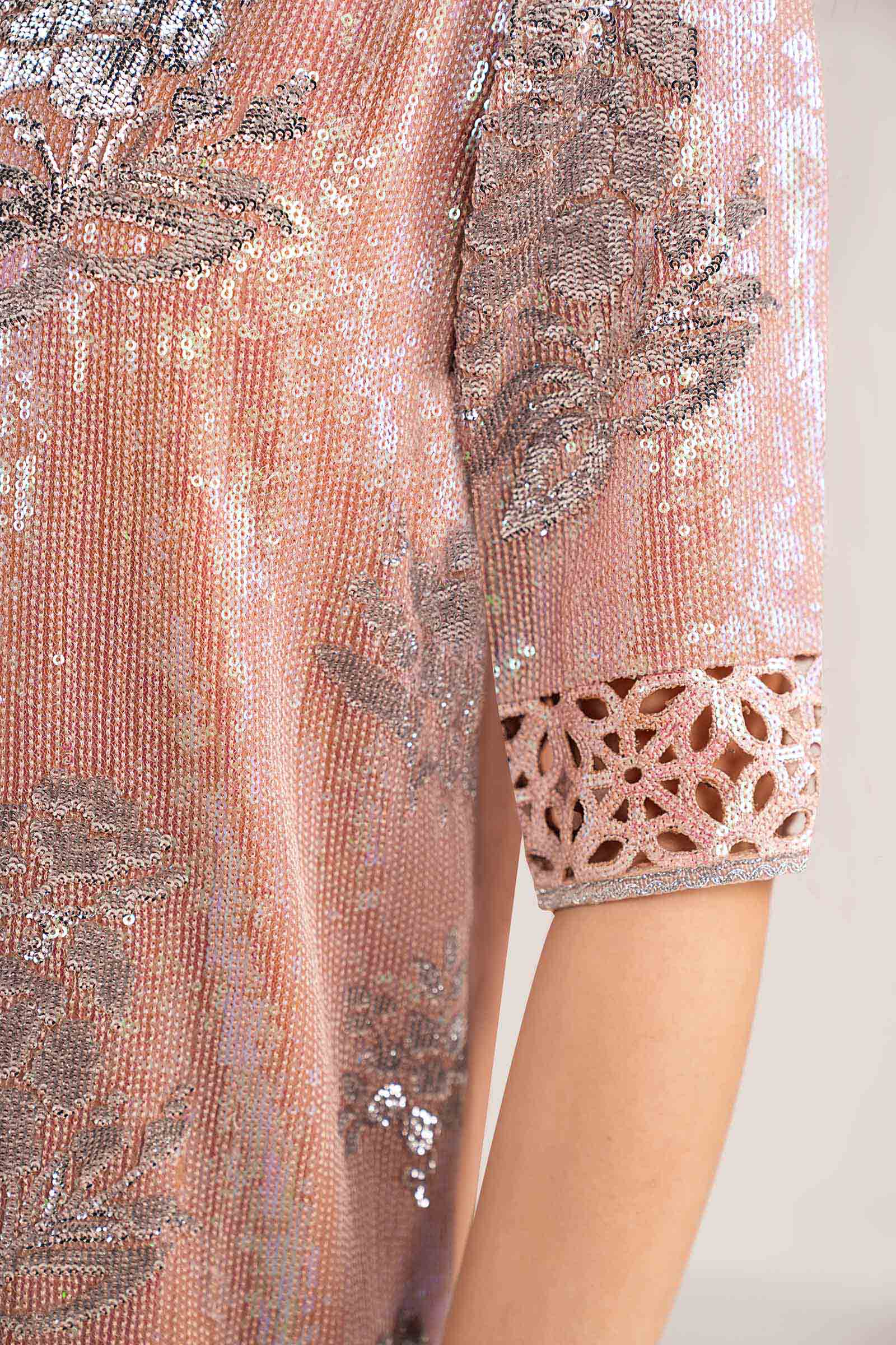 Maria B | Modern Archives | 3 Piece Embroidered Chiffon Suit