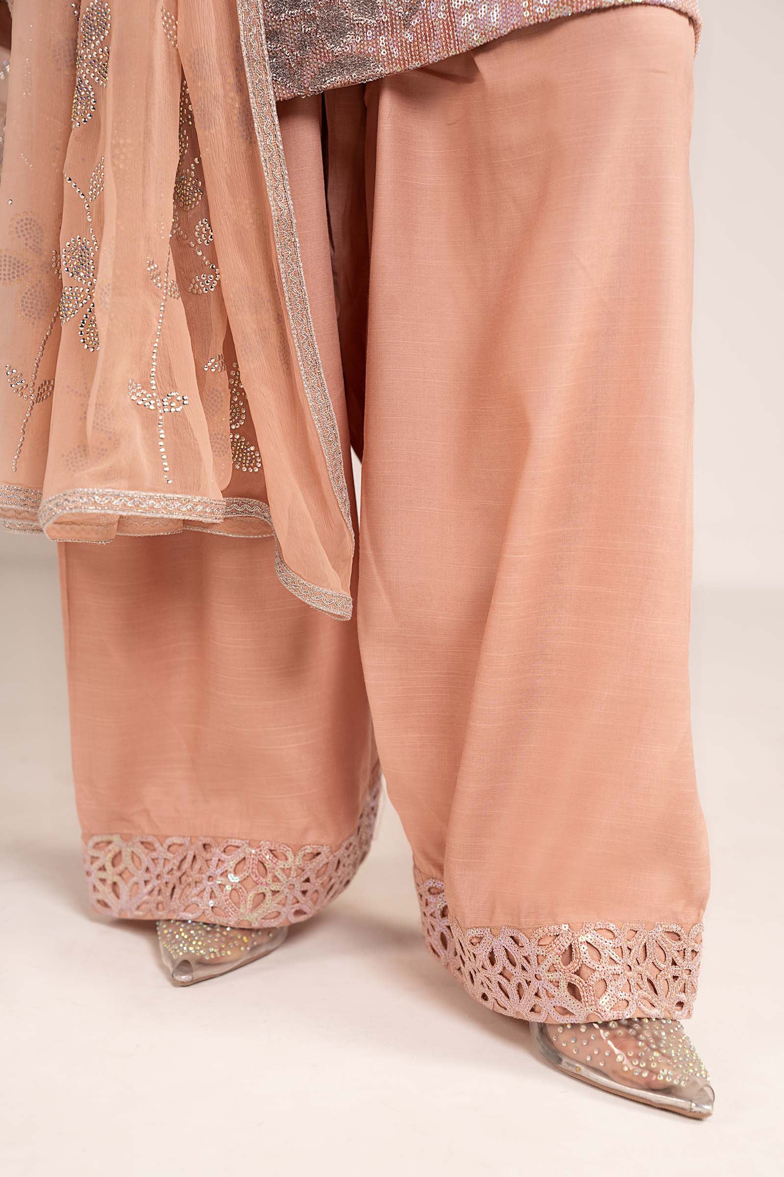 Maria B | Modern Archives | 3 Piece Embroidered Chiffon Suit