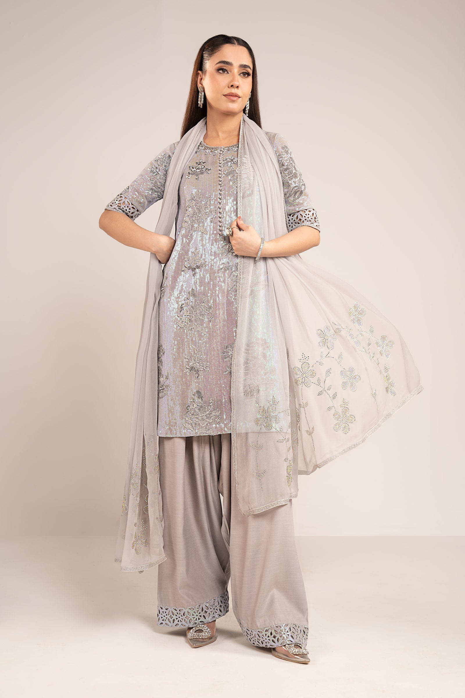 Maria B | Modern Archives | 3 Piece Embroidered Chiffon Suit  Regular price£229.95 GBP