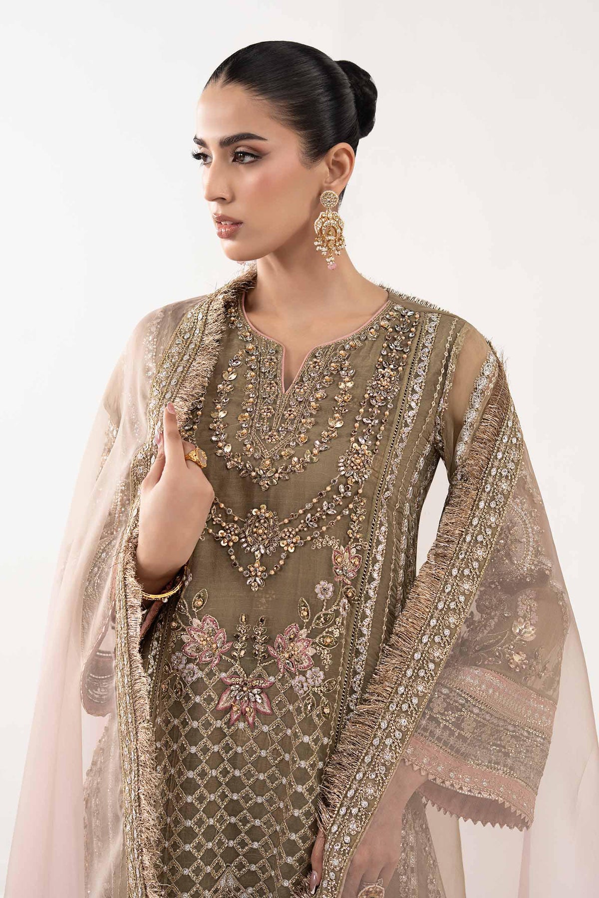 Maria B | Luxury Formals | SF-EF26-10-Coffee