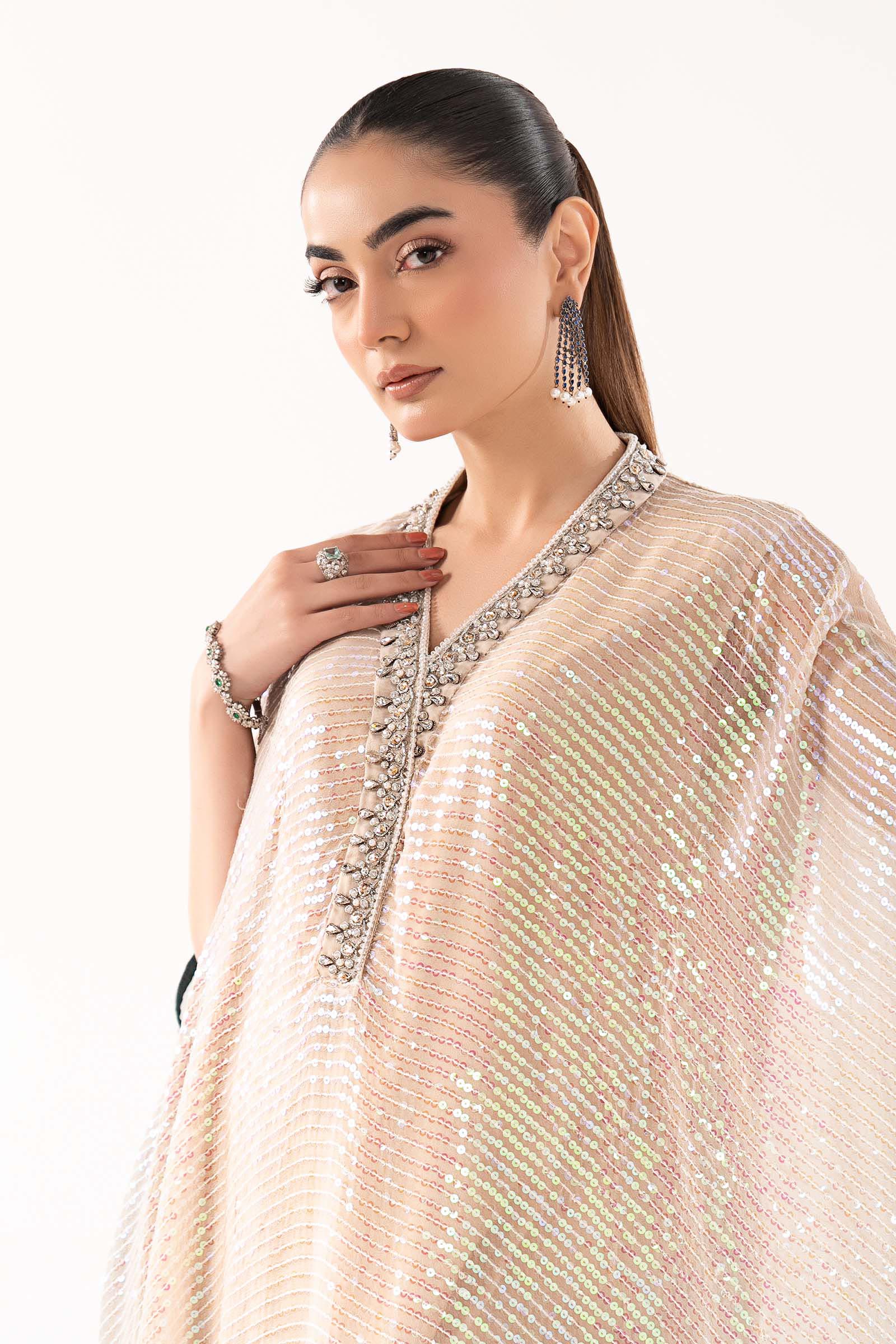 Maria B | Modern Archives | 3 Piece Embroidered Chiffon Suit