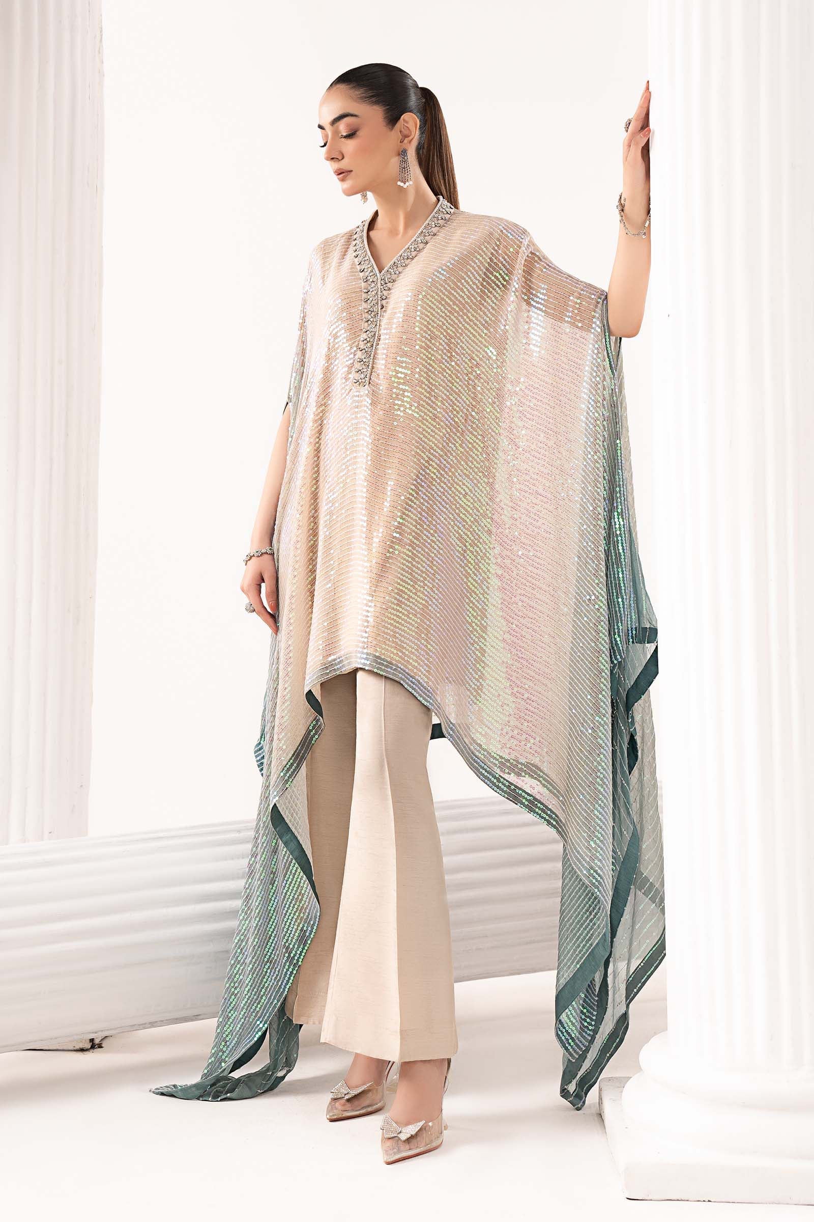 Maria B | Modern Archives | 3 Piece Embroidered Chiffon Suit