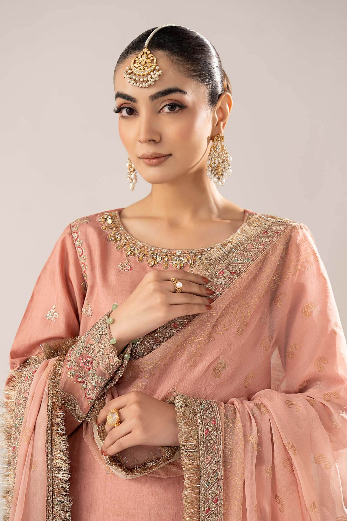 Maria B | Luxury Formals | SF-EF26-28-Peach