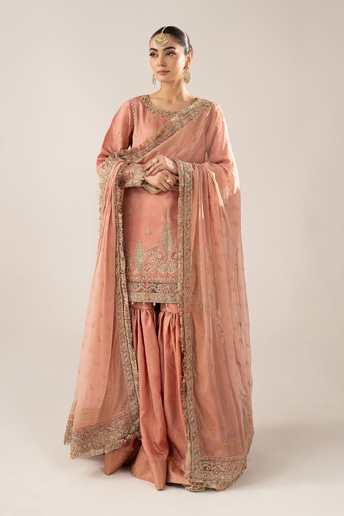 Maria B | Luxury Formals | SF-EF26-28-Peach
