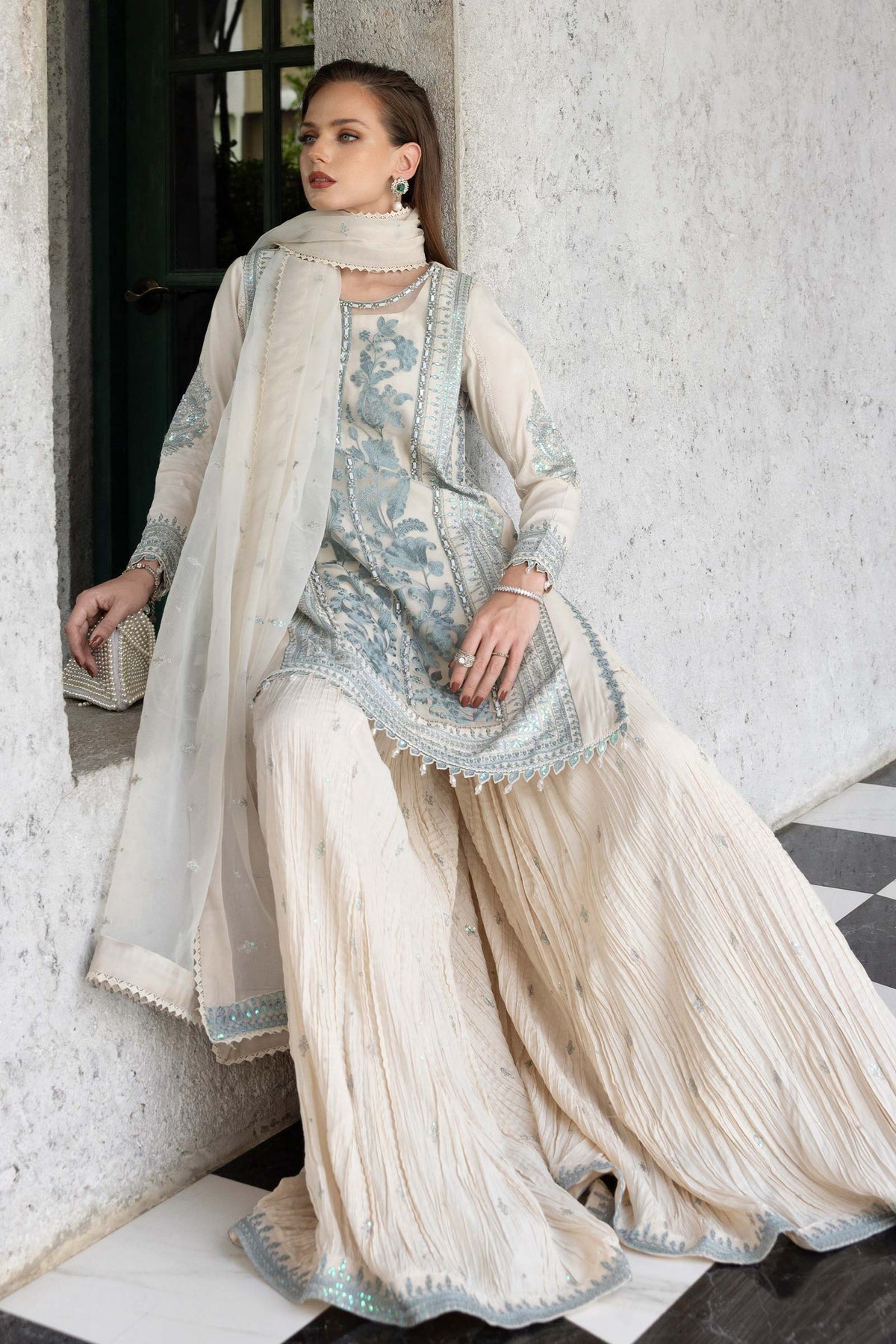 Maria B | Luxury Formals | SF-EF26-39-Off White