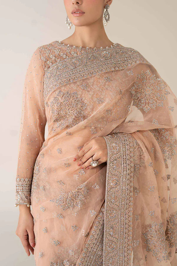 Maria B | Pre Fall 25 | Organza Saree 09