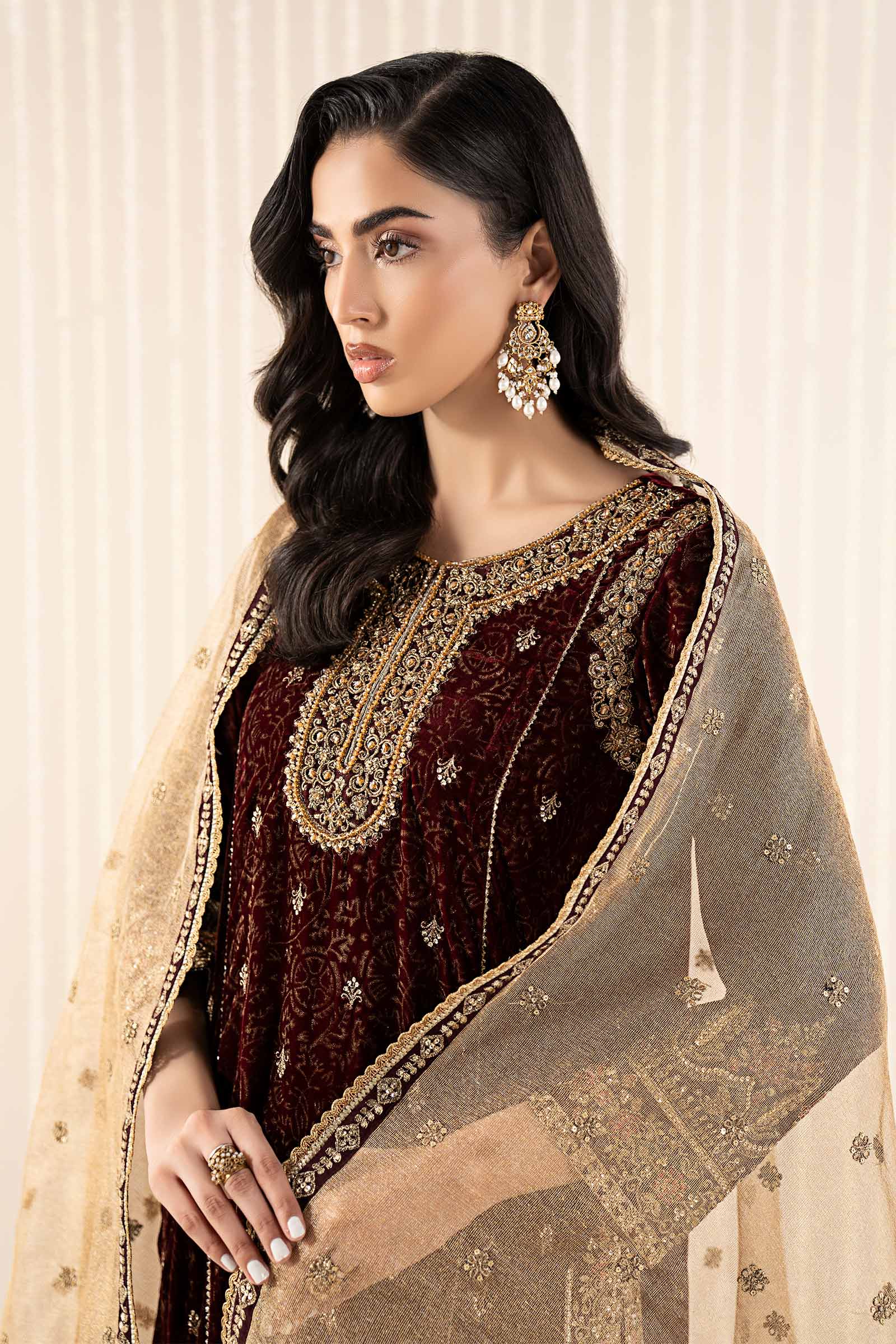 Maria B | Pre Fall 25 | SF-W25-09-Maroon