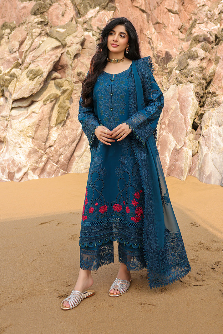 Imrozia Premium | Hania Luxury Lawn 26 | SL-104 Iswah