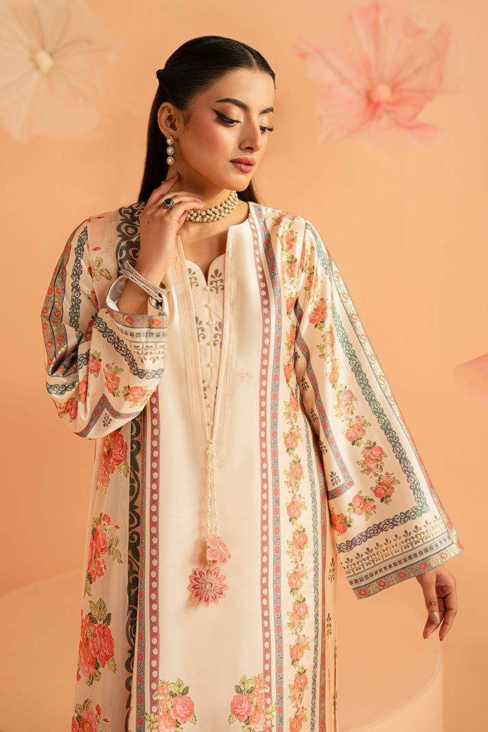 Imrozia Premium | Amelia Printed Silk | SP-154 Rosé Charm