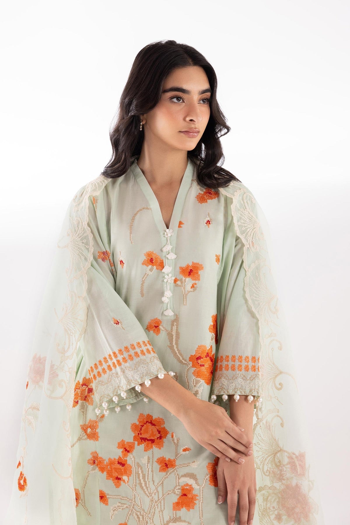 Sana Safinaz | Luxury Pret | Muzlin Lawn Suit SC26MUZ110AP3