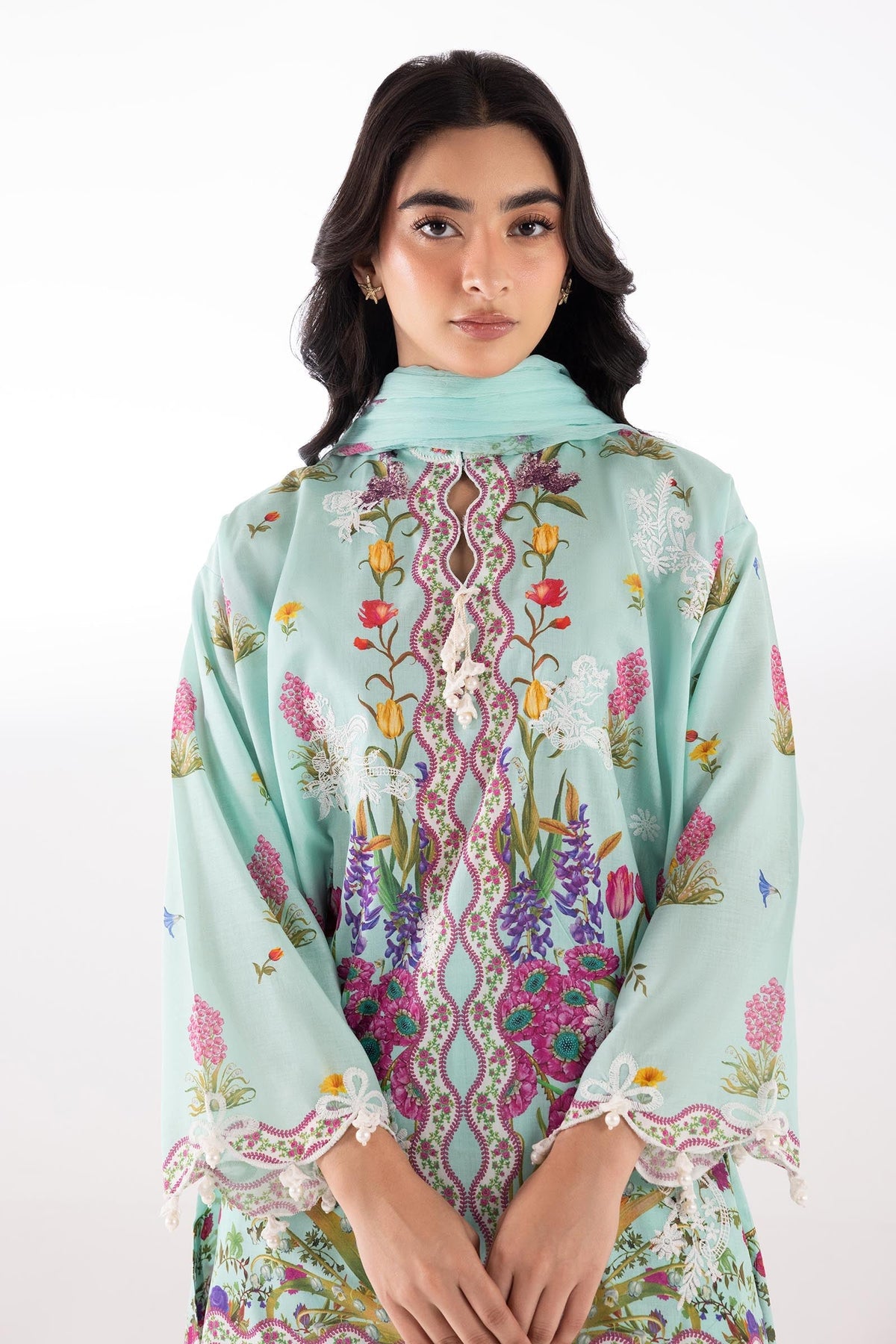 Sana Safinaz | Luxury Pret | Muzlin Lawn Suit SC26MUZ201BP3