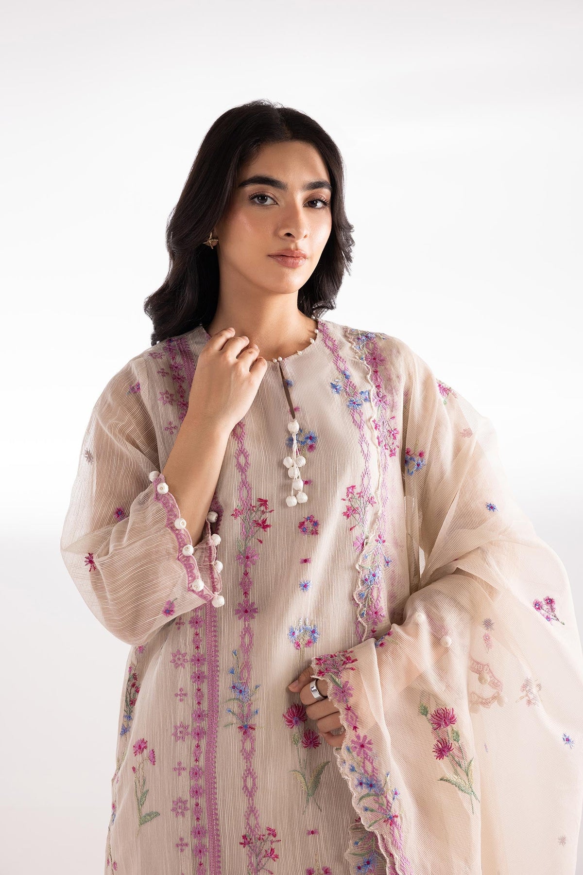 Sana Safinaz | Luxury Pret | Muzlin Lawn Suit SC26MUZ216AP3