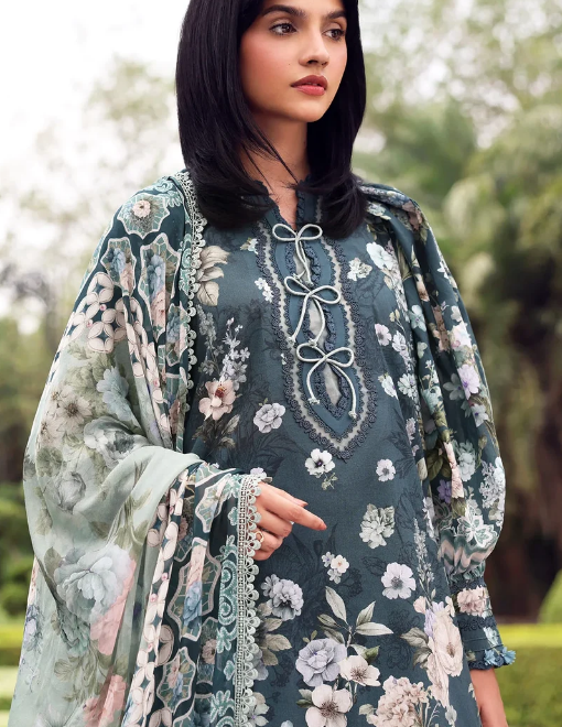 Elaf Premium | Belladore Prints Chiffon 26 |EPA-6B HEATHER
