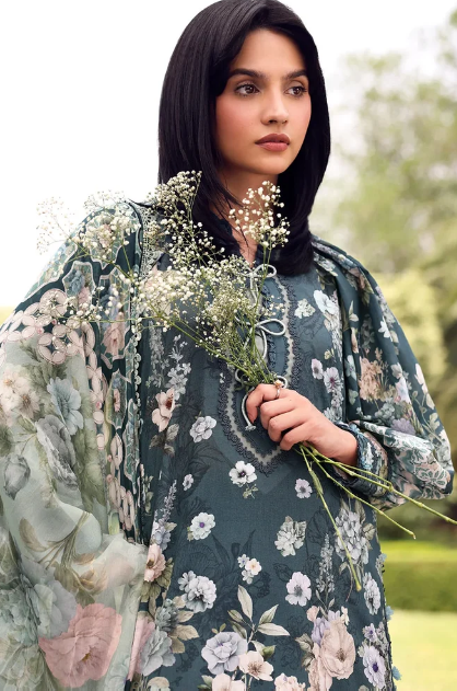 Elaf Premium | Belladore Prints Chiffon 26 |EPA-6B HEATHER