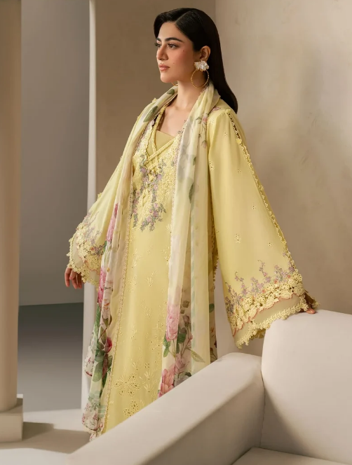 Elaf Premium | E Craft Chikankari 26 |EHC-3A SUNSTONE