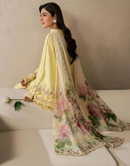 Elaf Premium | E Craft Chikankari 26 |EHC-3A SUNSTONE