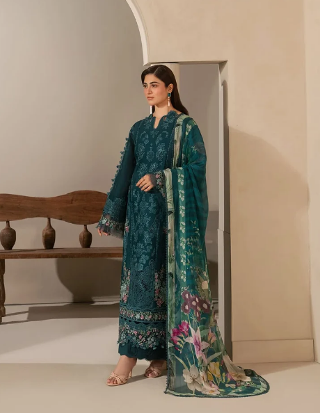 Elaf Premium | E Craft Chikankari 26 | EHC-2A MOSS