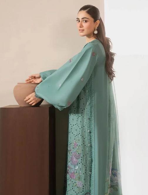 Elaf Premium | E Craft Chikankari 26 |EHC-1B WILLOW