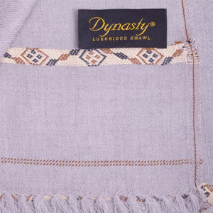 Mix Wool Shawl | Silver Grey - Dynasty